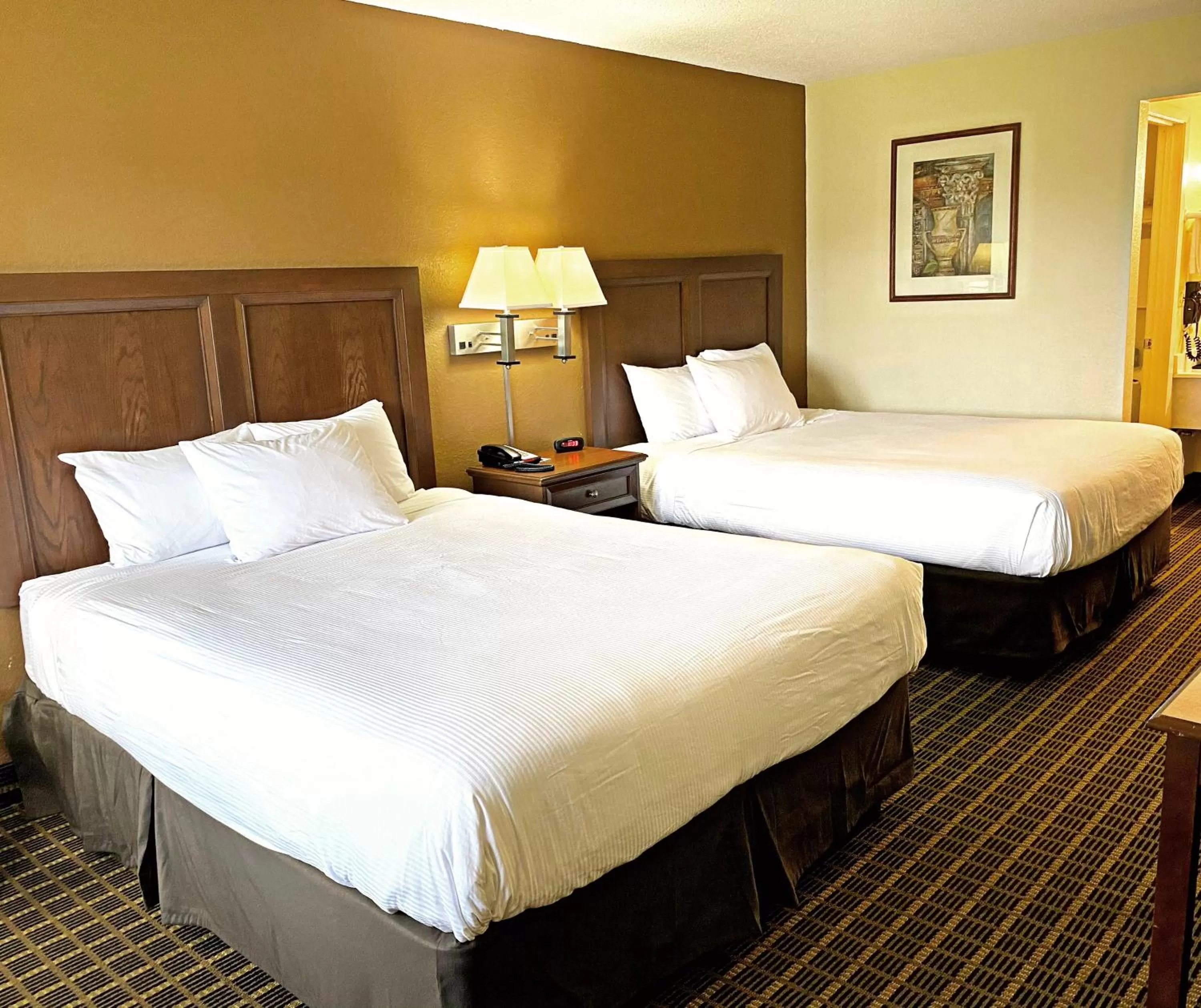 Bed in Roadstar Hotel Zephyrhills