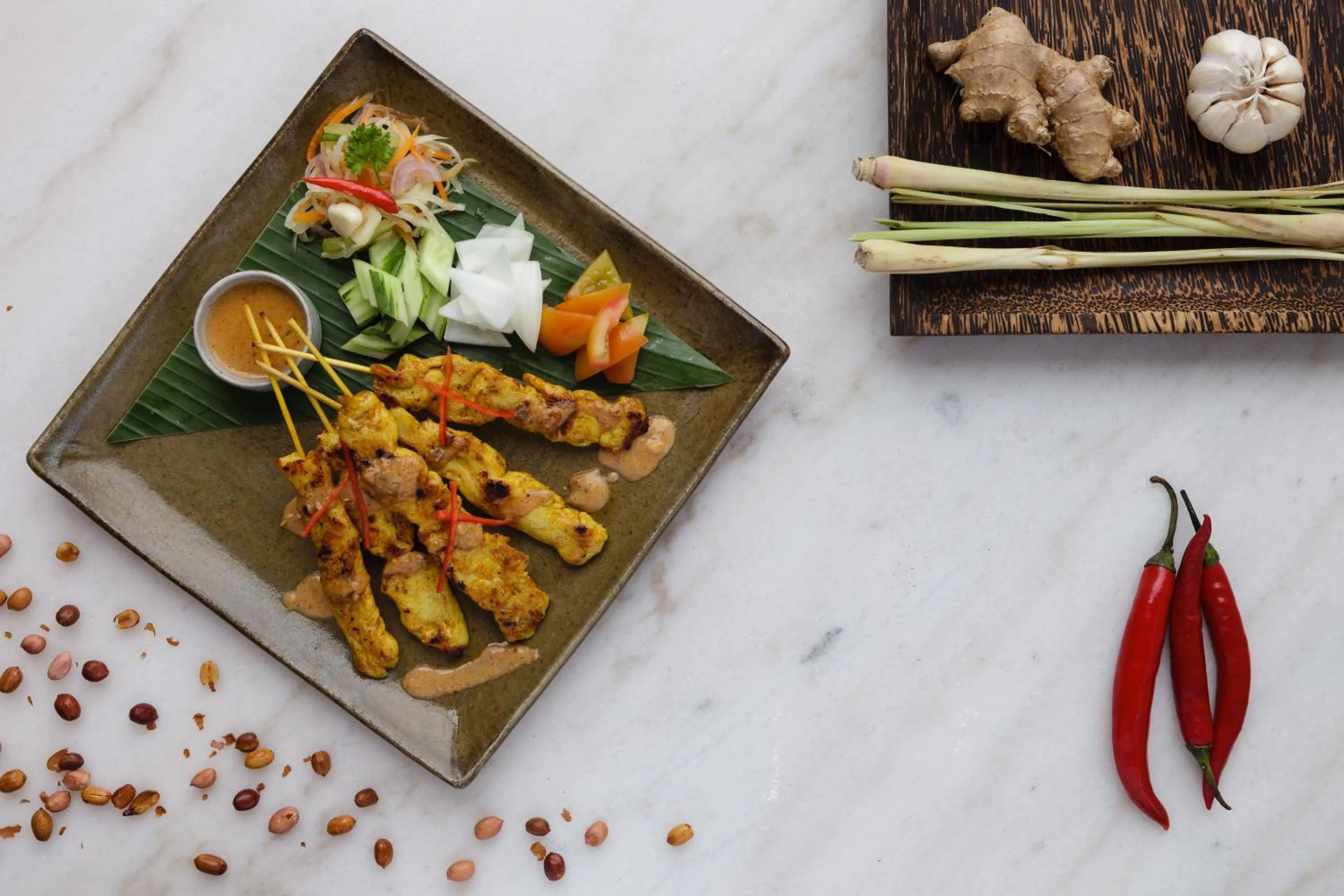 Food in Sarai and Wander Resort