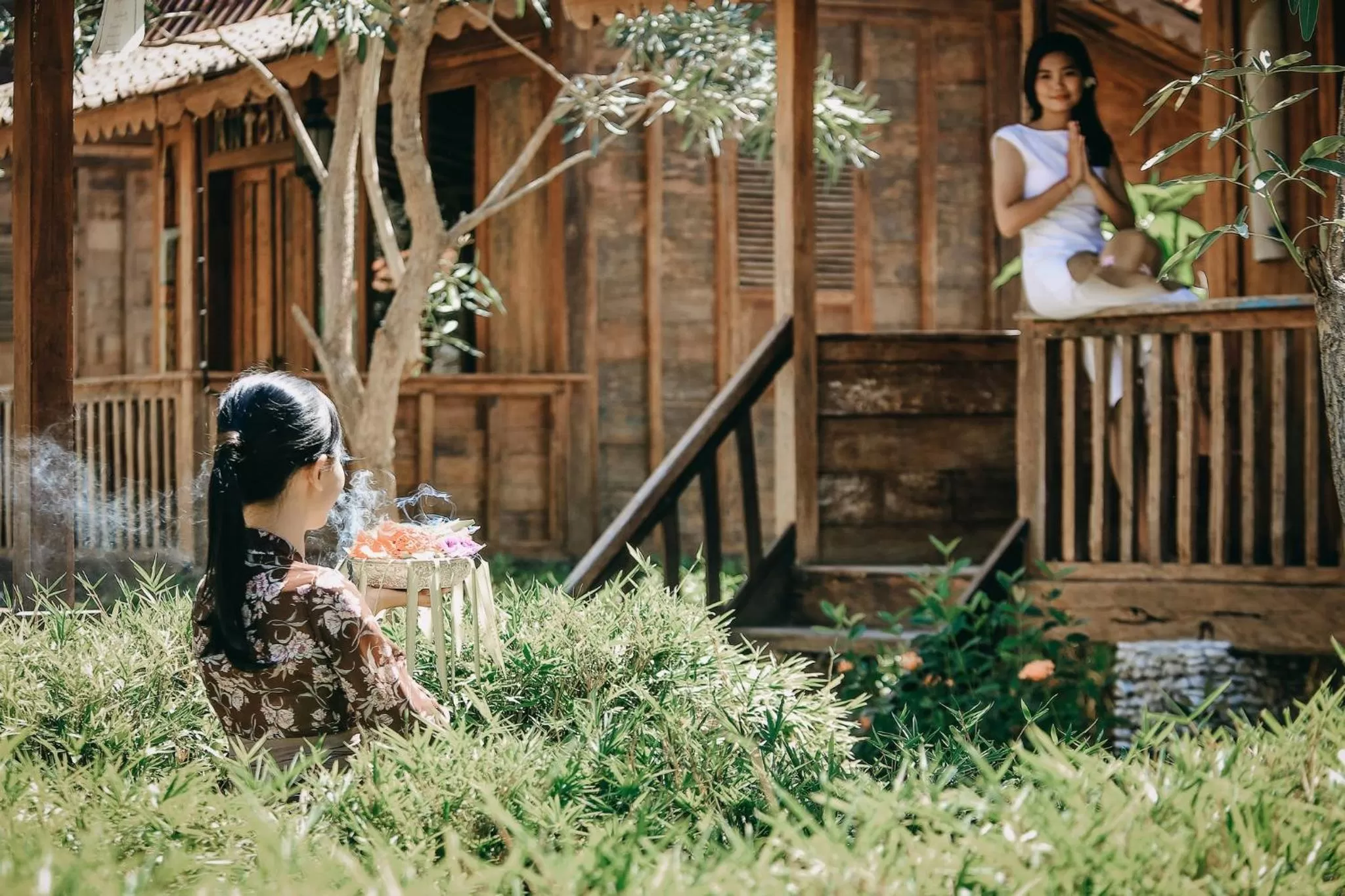 People in Jukung Cottage