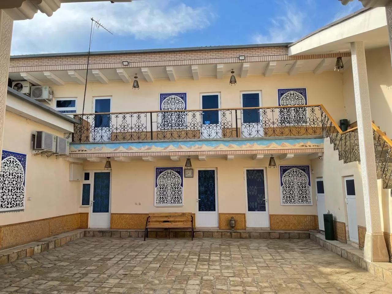 Inner courtyard view, Property Building in BUKHARA HOUSE hotel