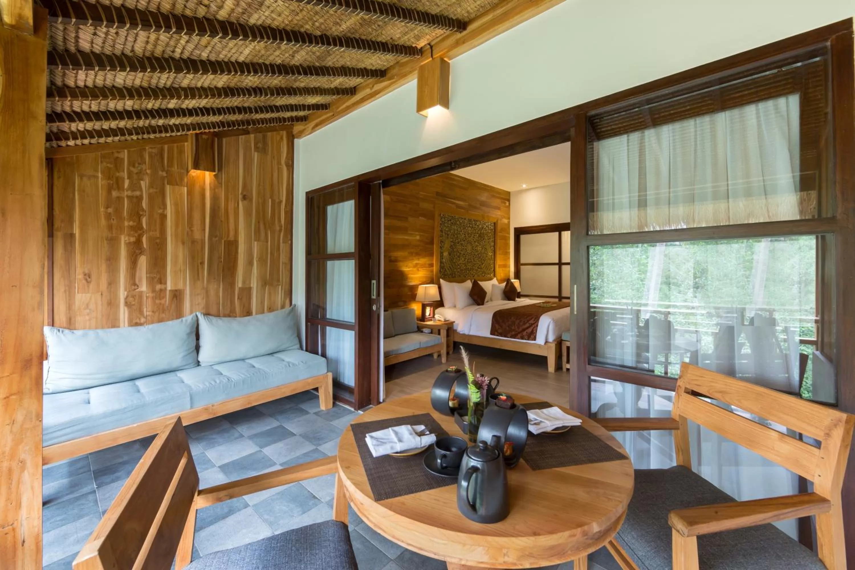 Balcony/Terrace in Manah Shanti Suites by GenuineHost