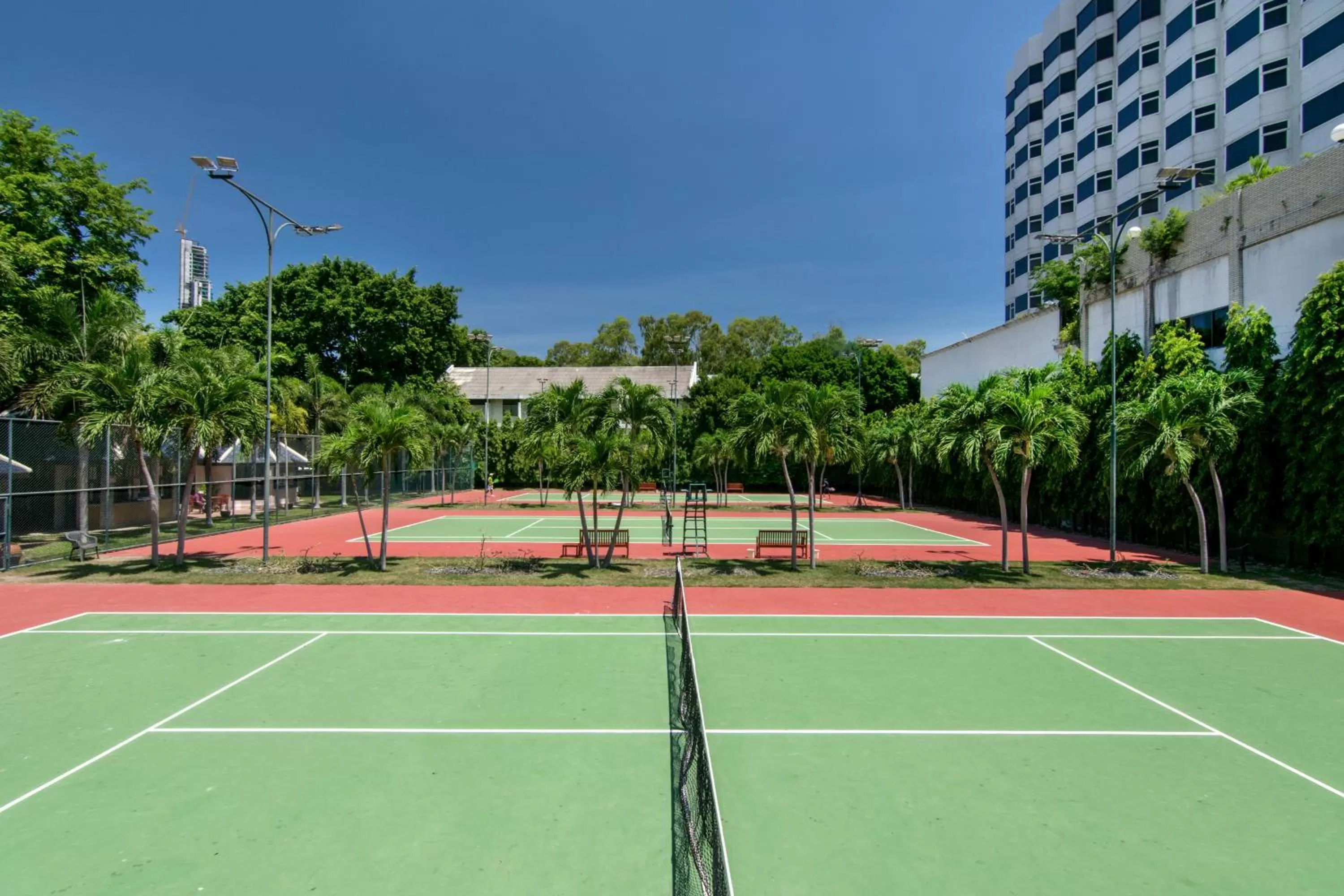 Tennis court in Siam Bayshore Resort Pattaya