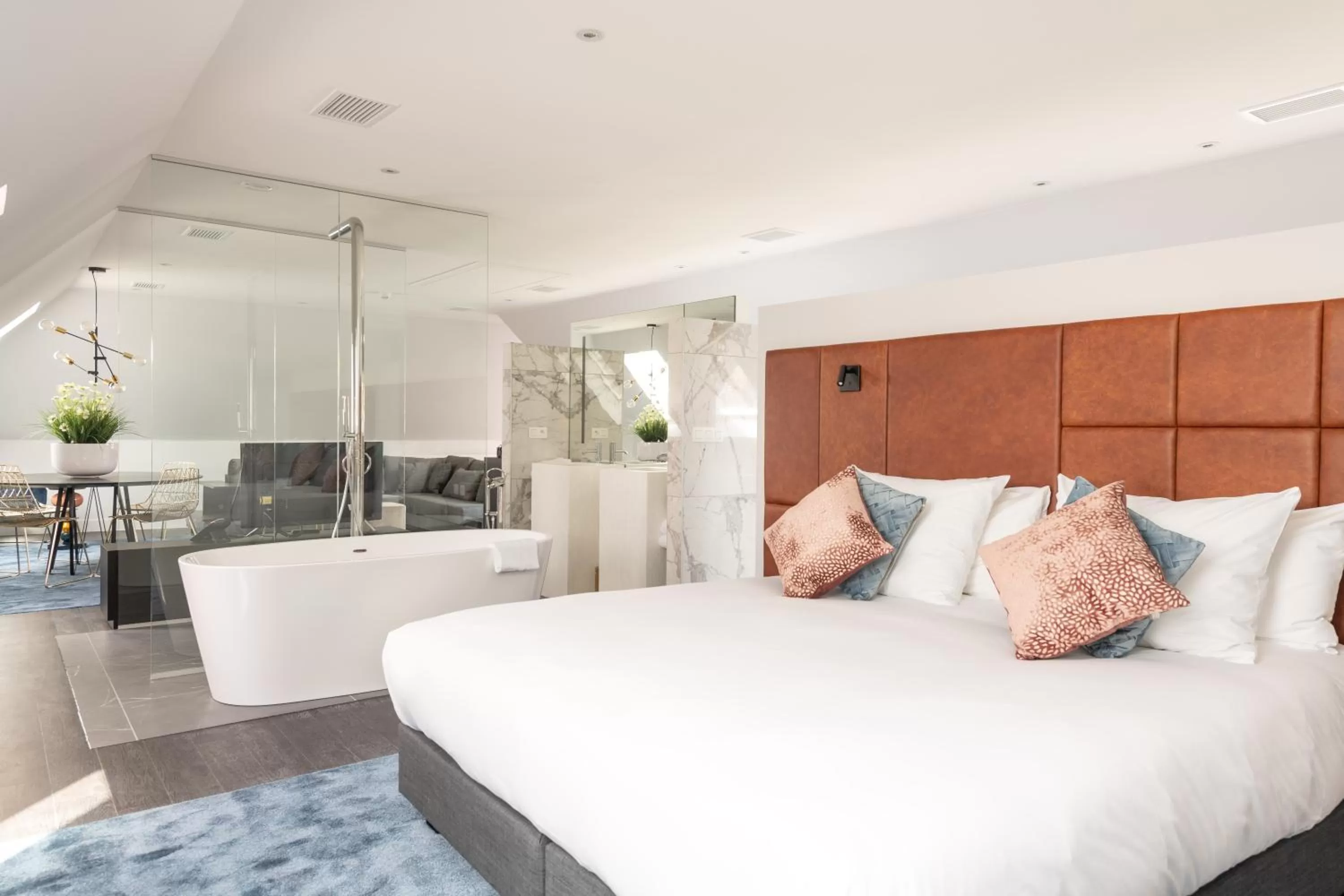 Bed in Boutique Hotel Sablon by CW Hotel Collection