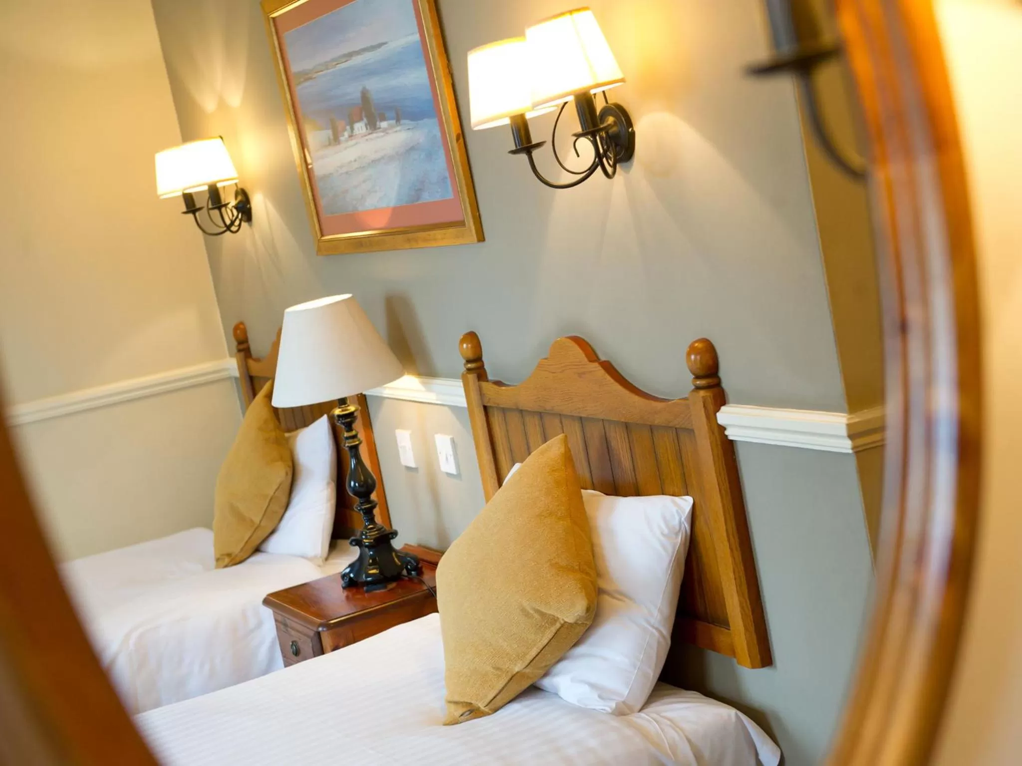 Decorative detail, Bed in The Bears Head by Innkeeper's Collection