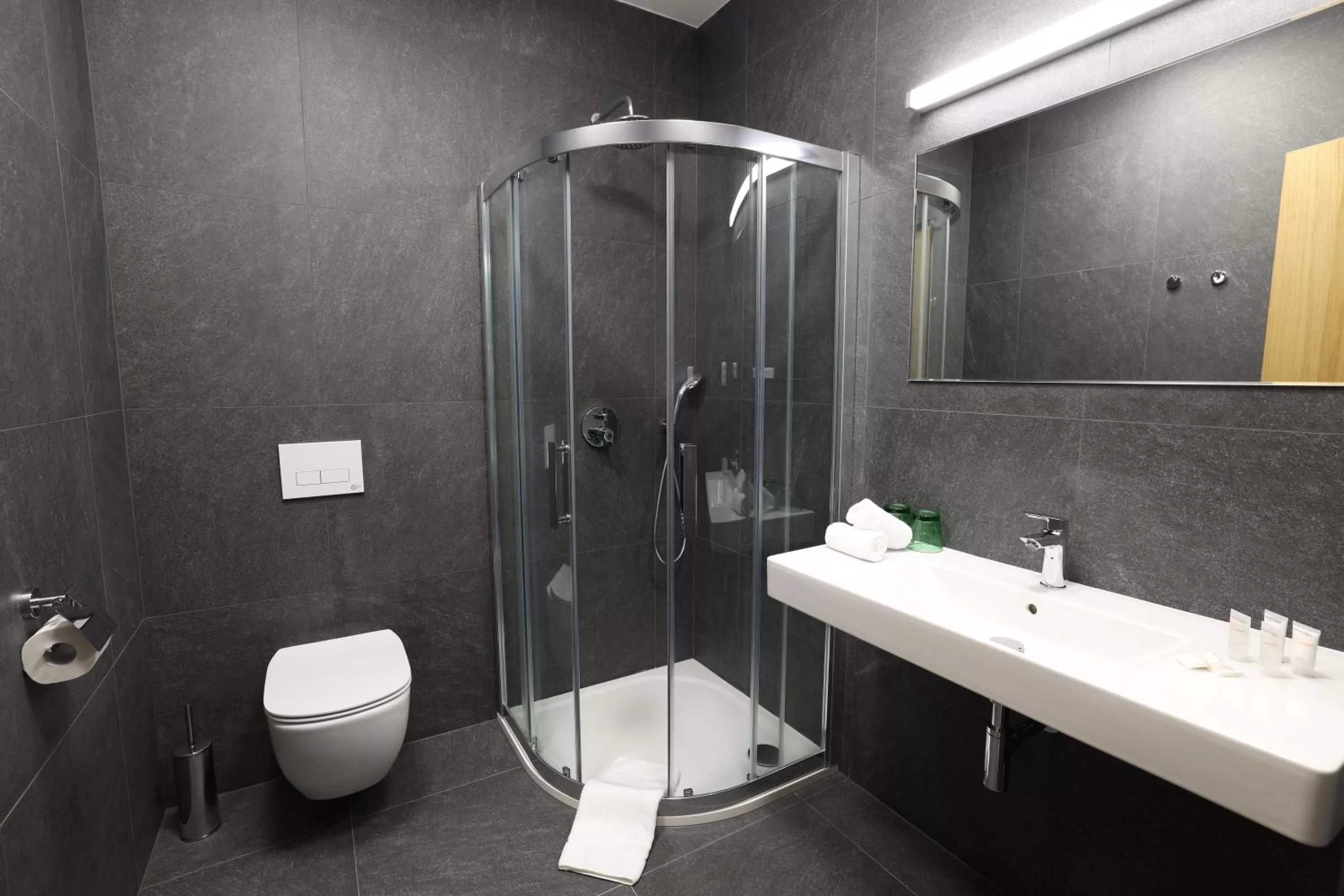 Bathroom in Hotel Smetanova