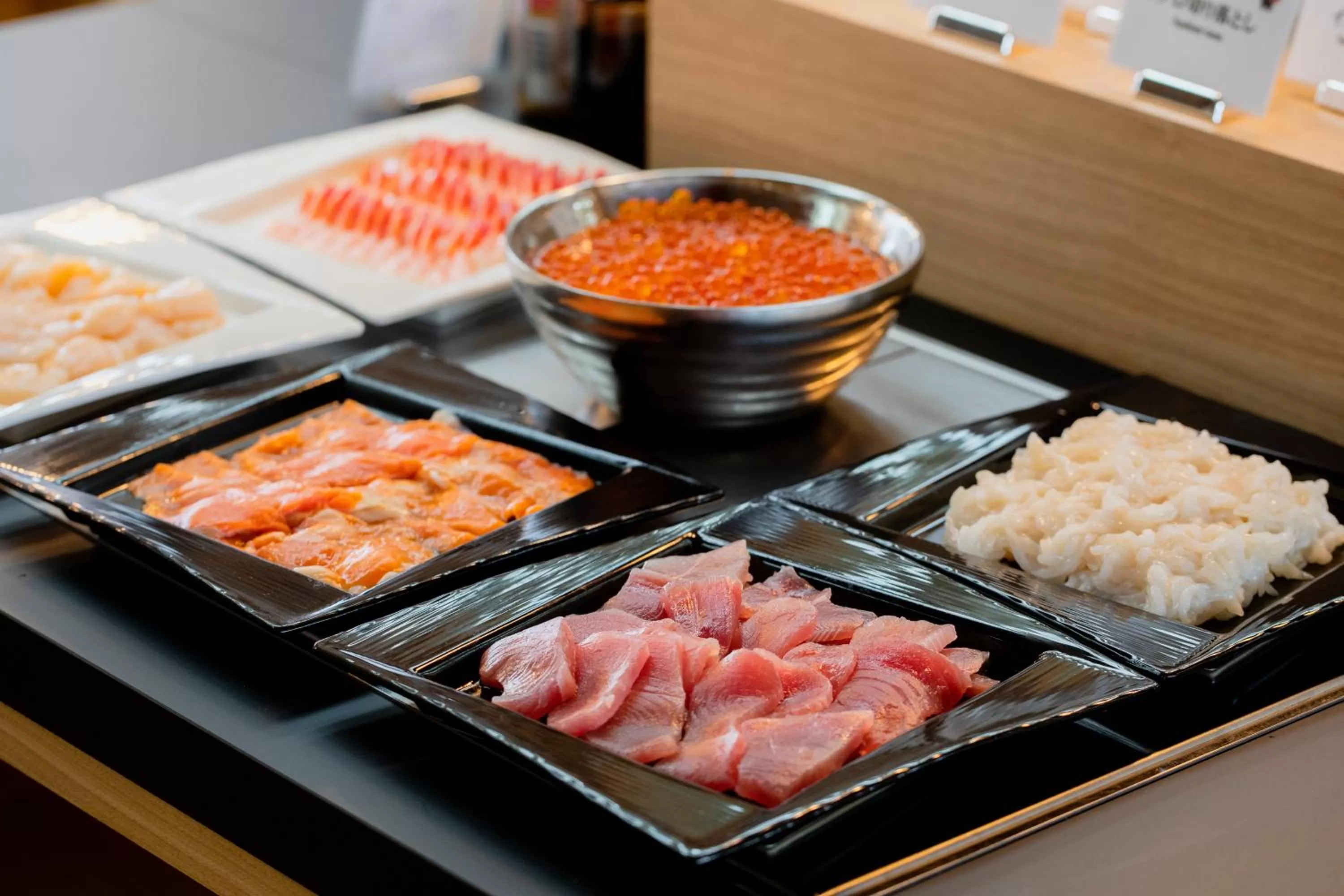 Buffet breakfast in Hotel Wing International Asahikawa Ekimae