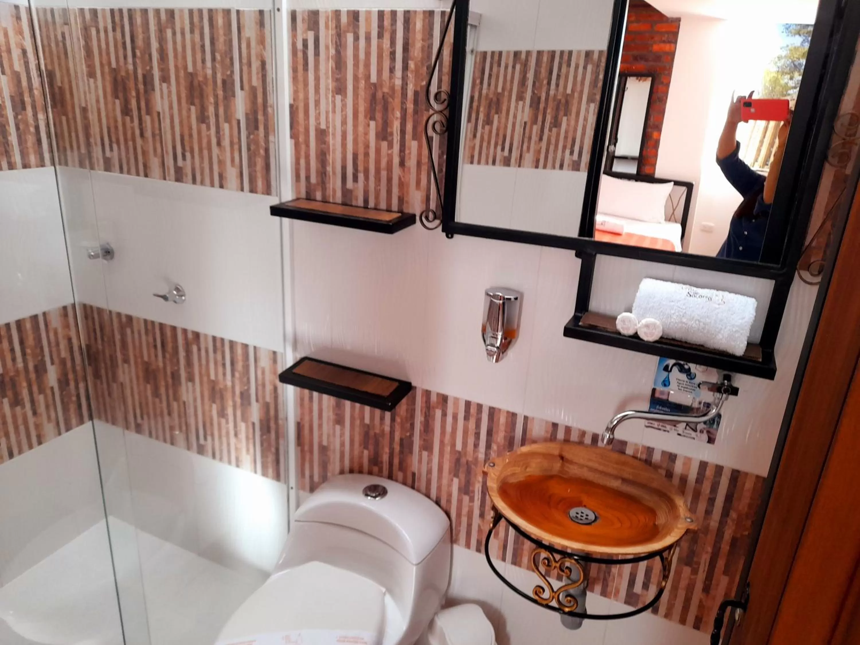 Bathroom in Hotel Villa Del Socorro