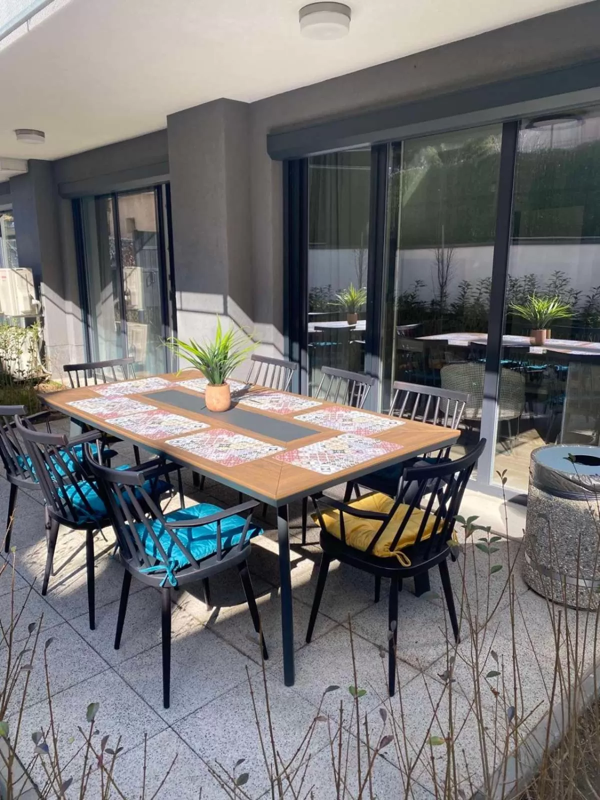 Patio in 7th Sense boutique apartments