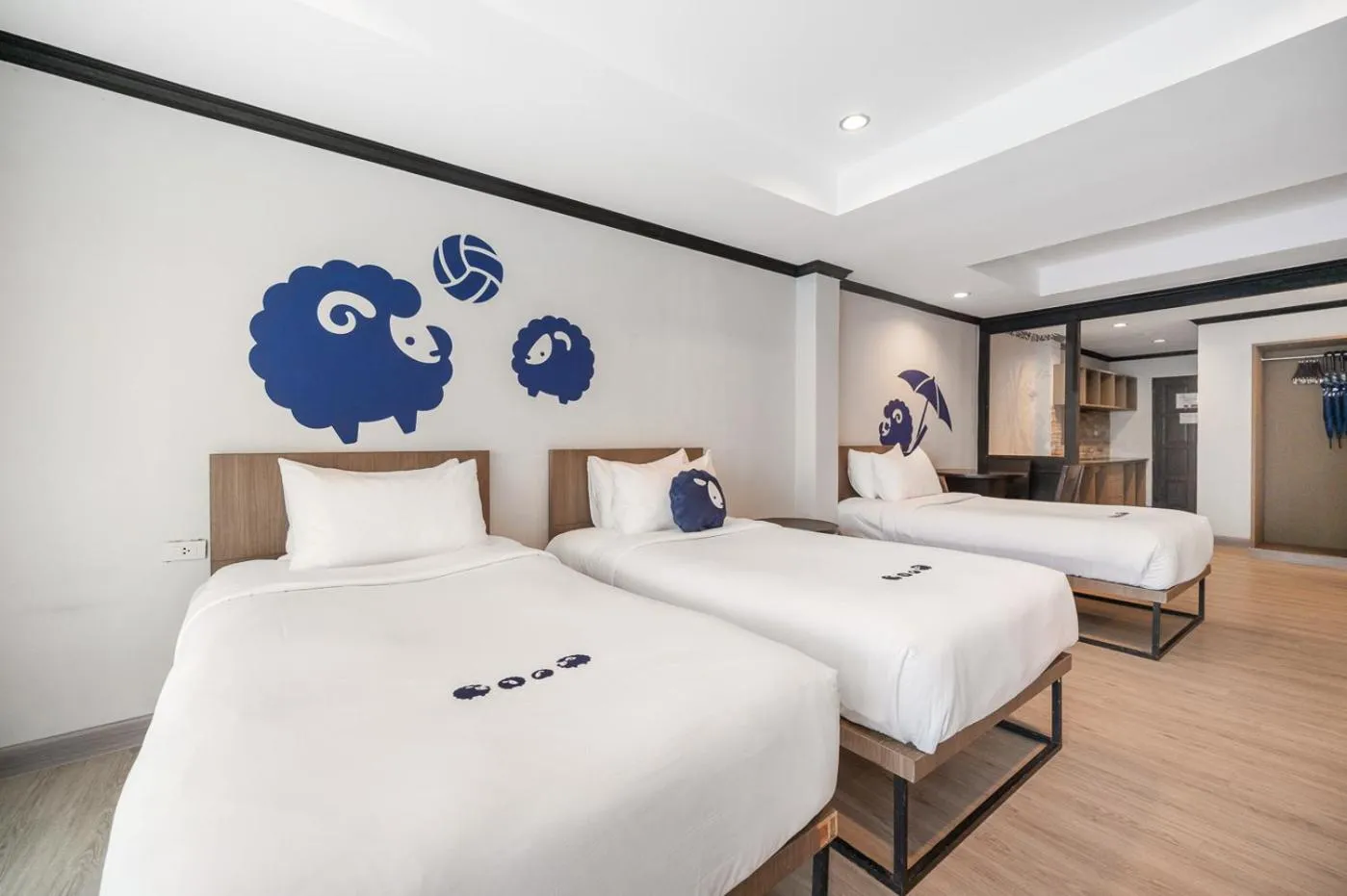 Bed in Kokotel Phuket Patong