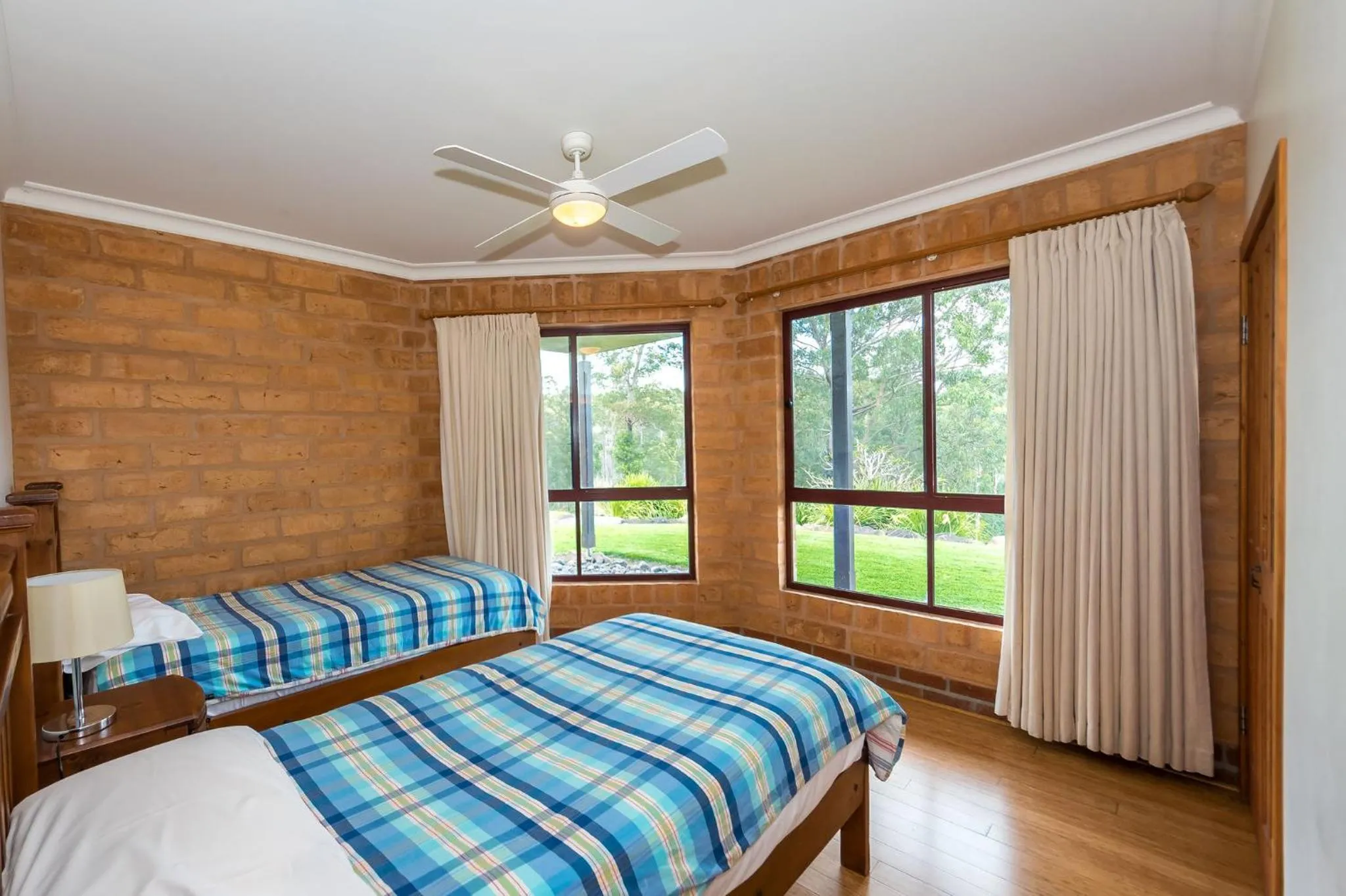 Bed in Clarendon Forest Retreat