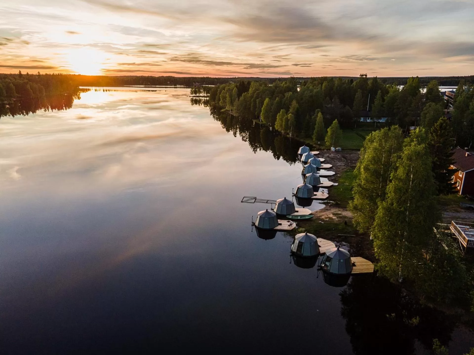 Bird's eye view in Arctic Guesthouse & Igloos