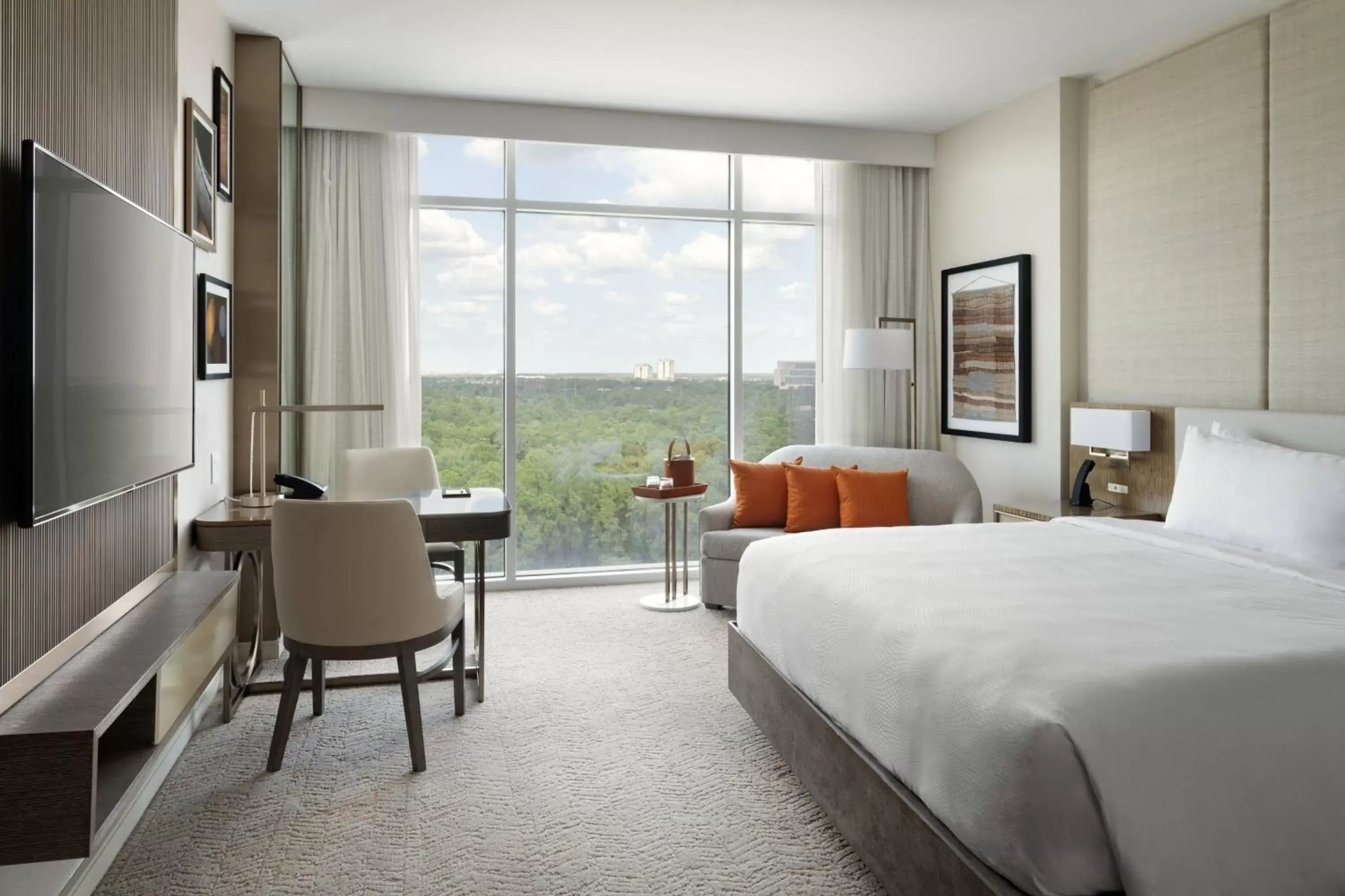 King Room with Sofa Bed and Disney Springs View - Hearing Accessible in JW Marriott Orlando Bonnet Creek Resort & Spa King Room with Sofa Bed and Disney Springs View - Hearing Accessible in JW Marriott Orlando Bonnet Creek Resort & Spa