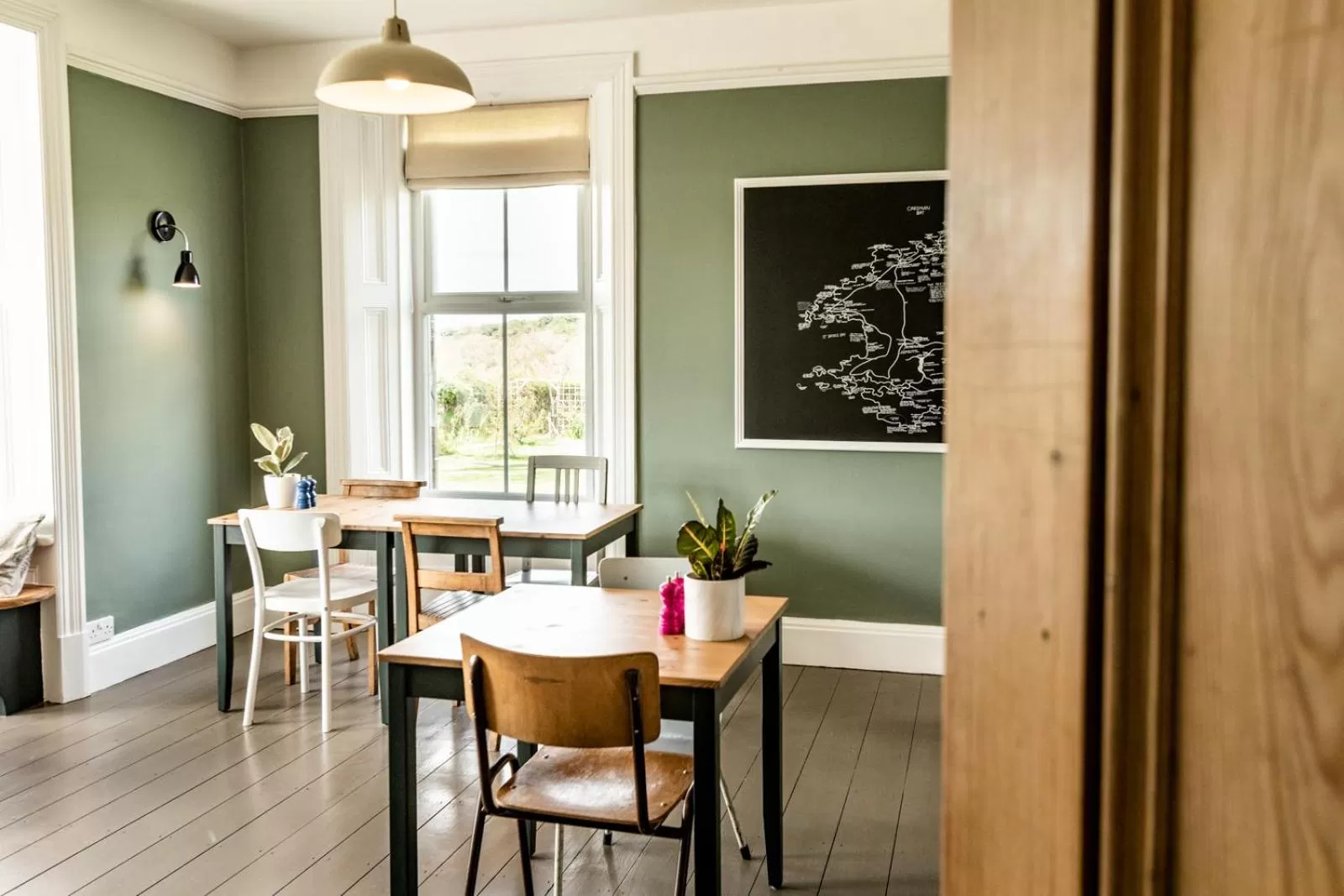 Dining area in The Old Vicarage