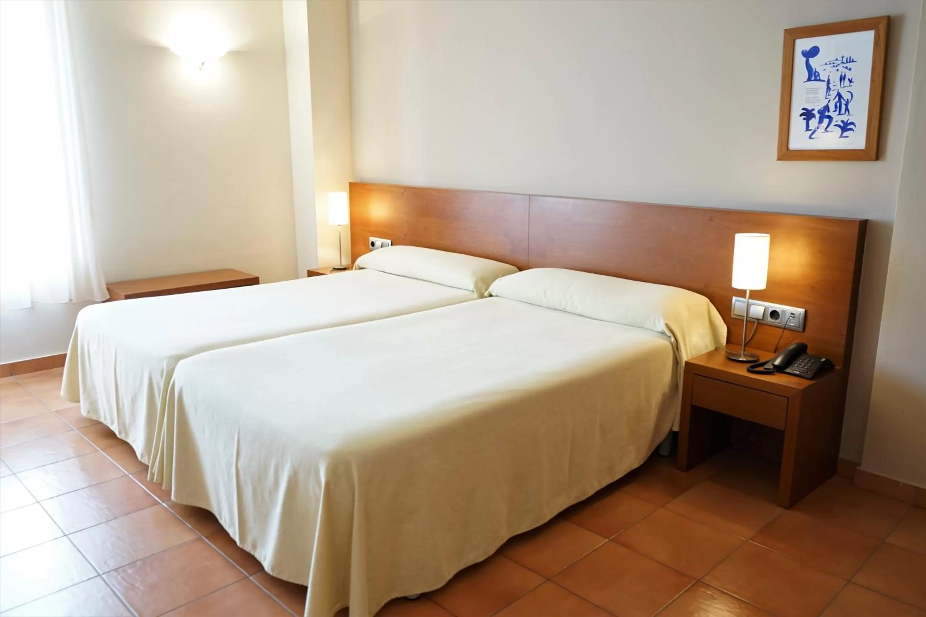 Bed in Hotel Santuari Balaguer