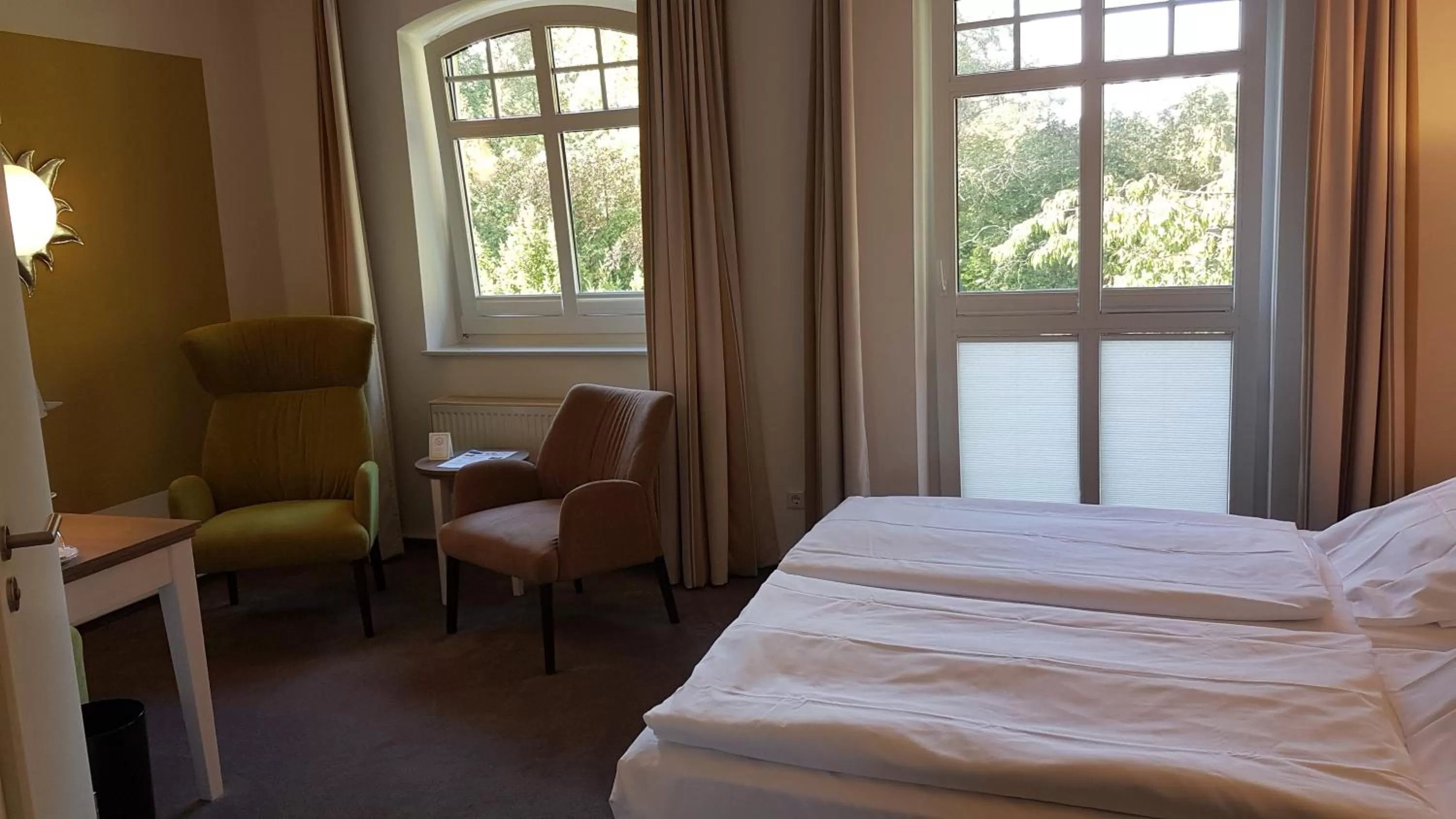 Bed in Ringhotel Villa Margarete