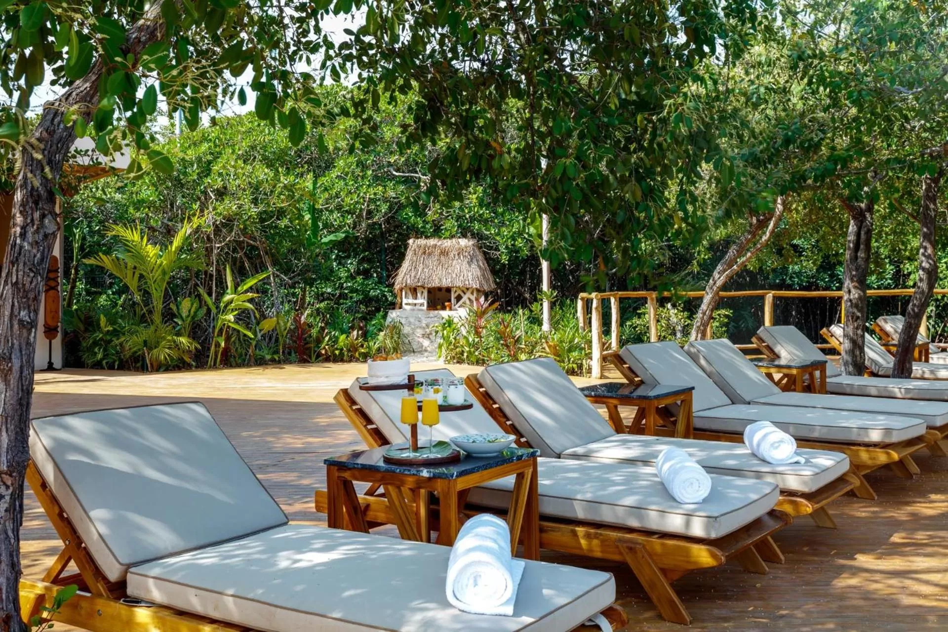 Swimming pool in Hotel Shibari - Restaurant & Cenote Club