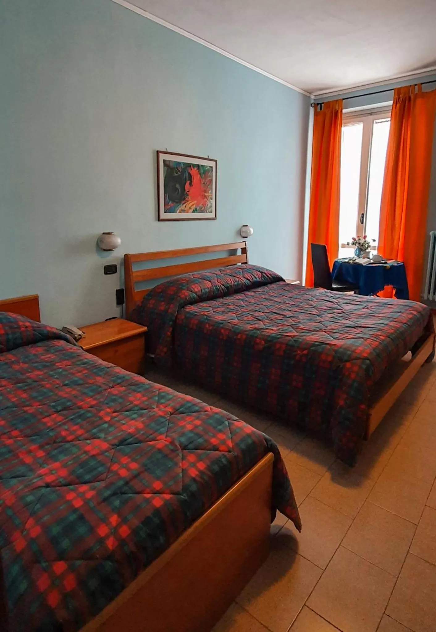 Bed in Hotel mediterraneo