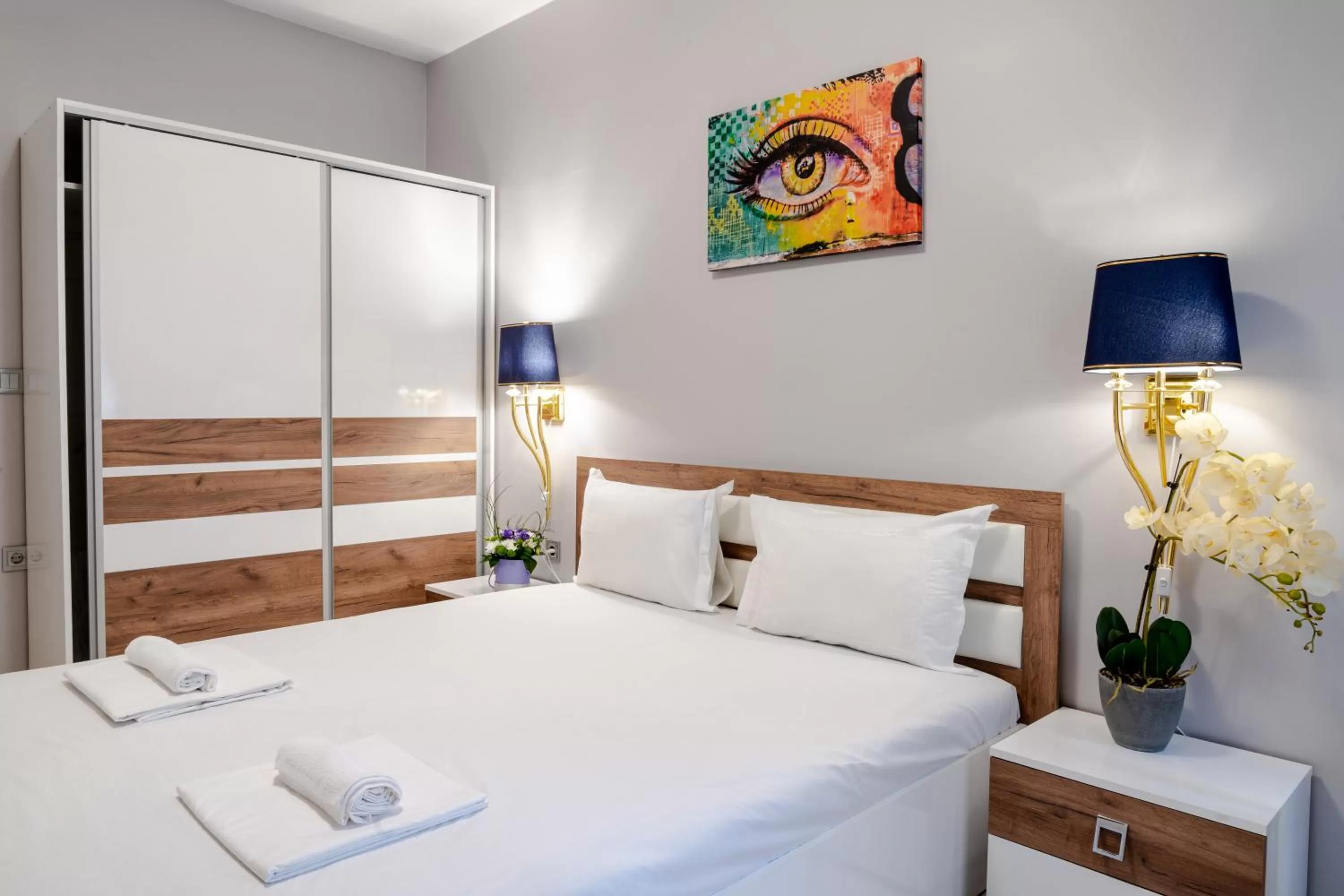 Bed in Cappo Aparthotel