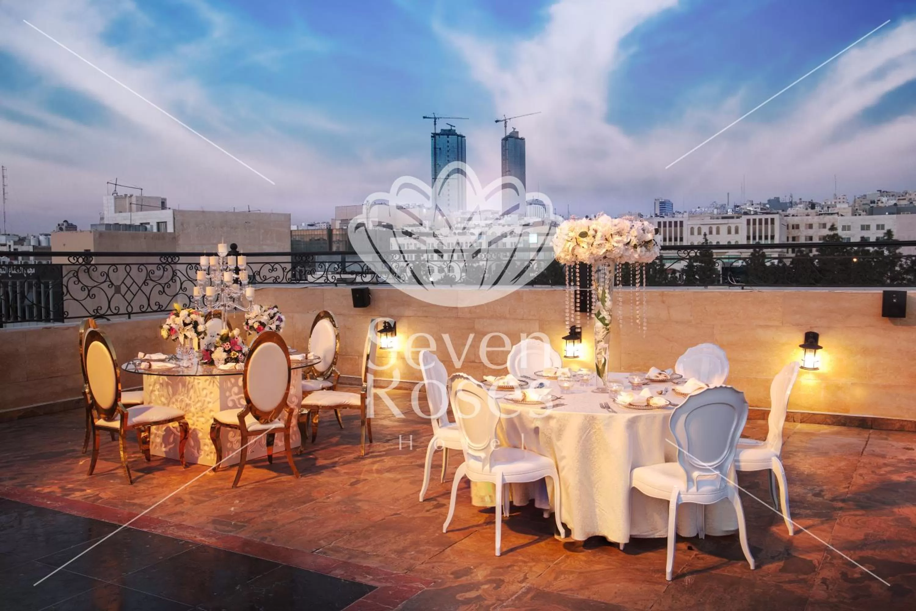 Decorative detail in Seven Roses Hotel