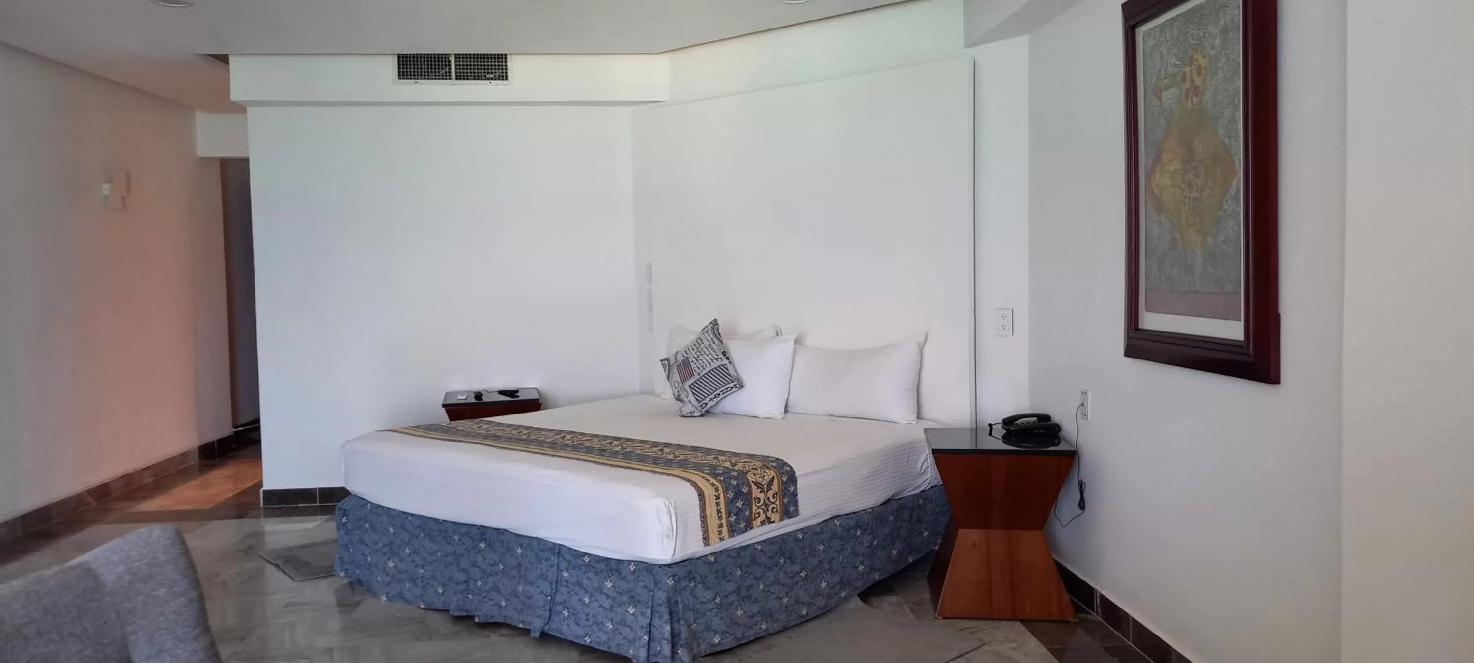 Bed in Hotel y Museo Casa Turquesa