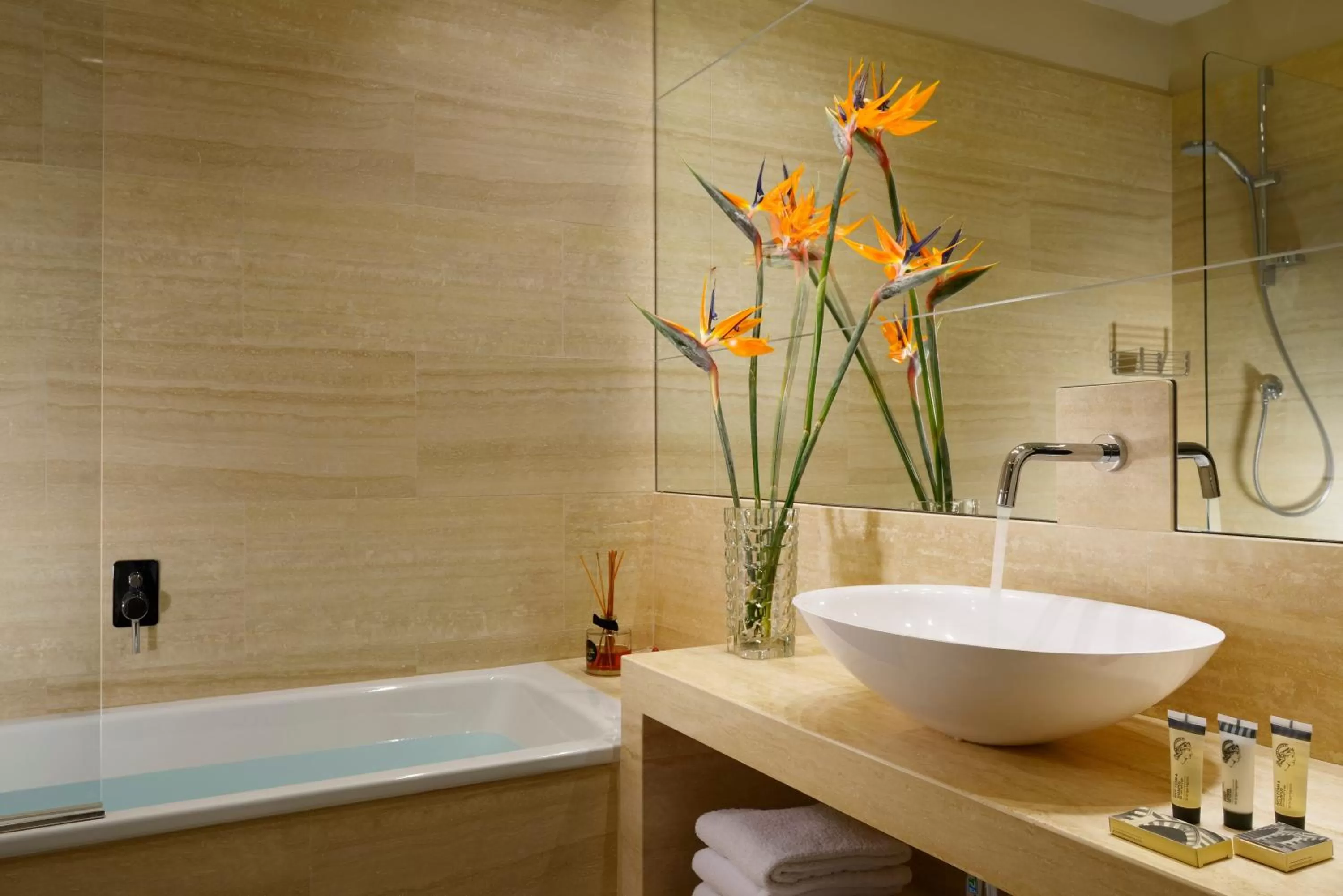 Bathroom in Grand Hotel Minerva