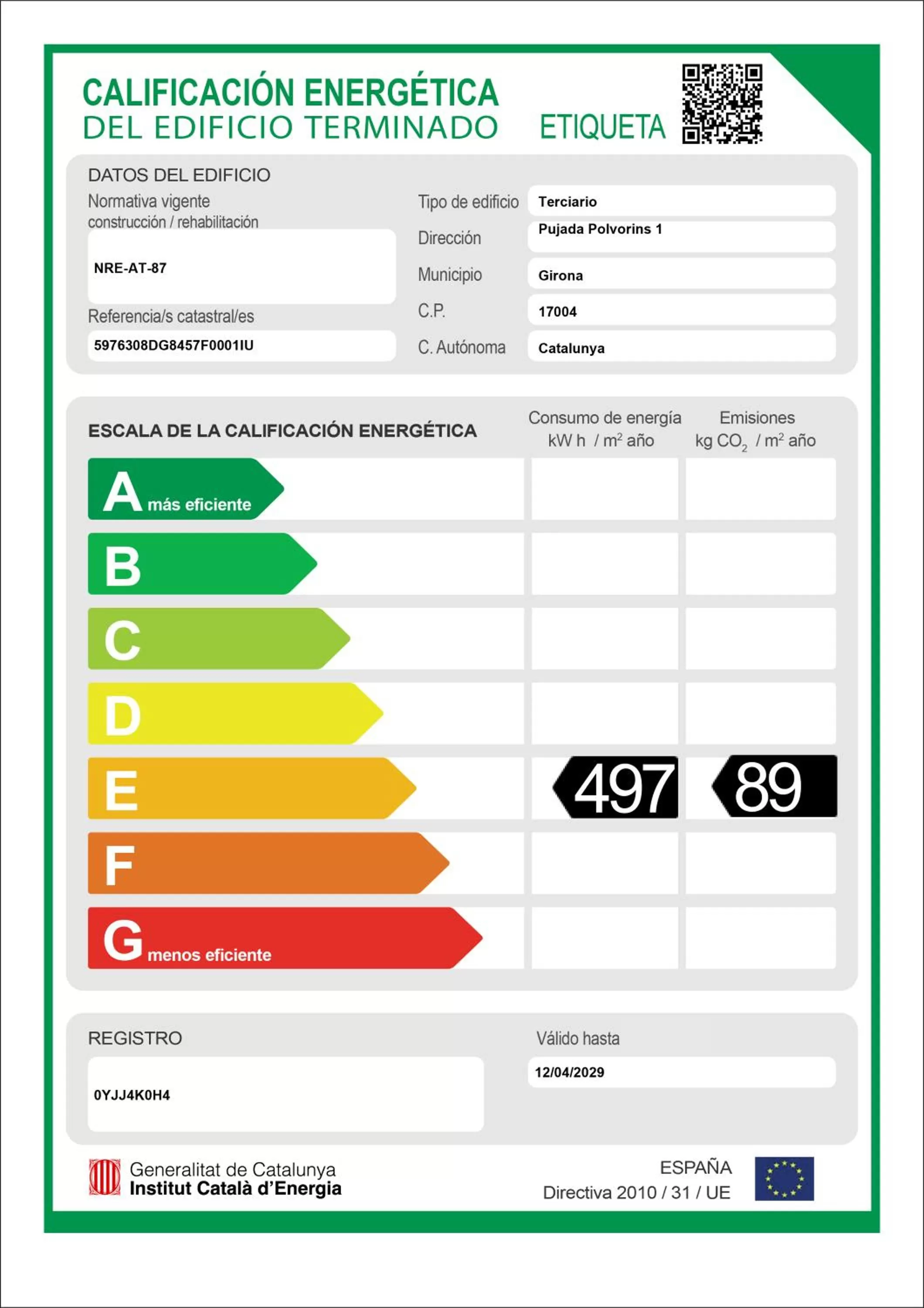 Logo/Certificate/Sign in Hotel Palau de Bellavista Girona by URH