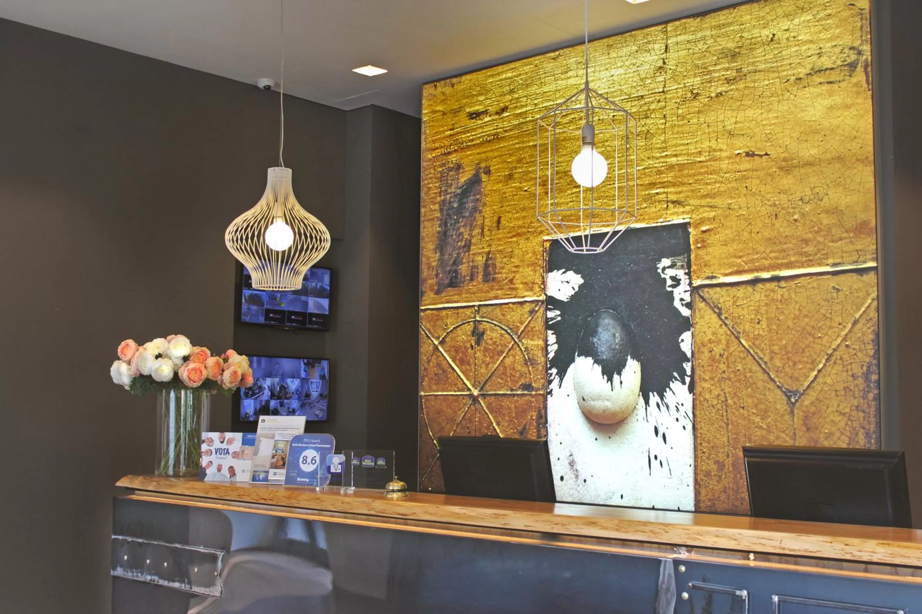 Lobby or reception in Best Western Hotel Piemontese