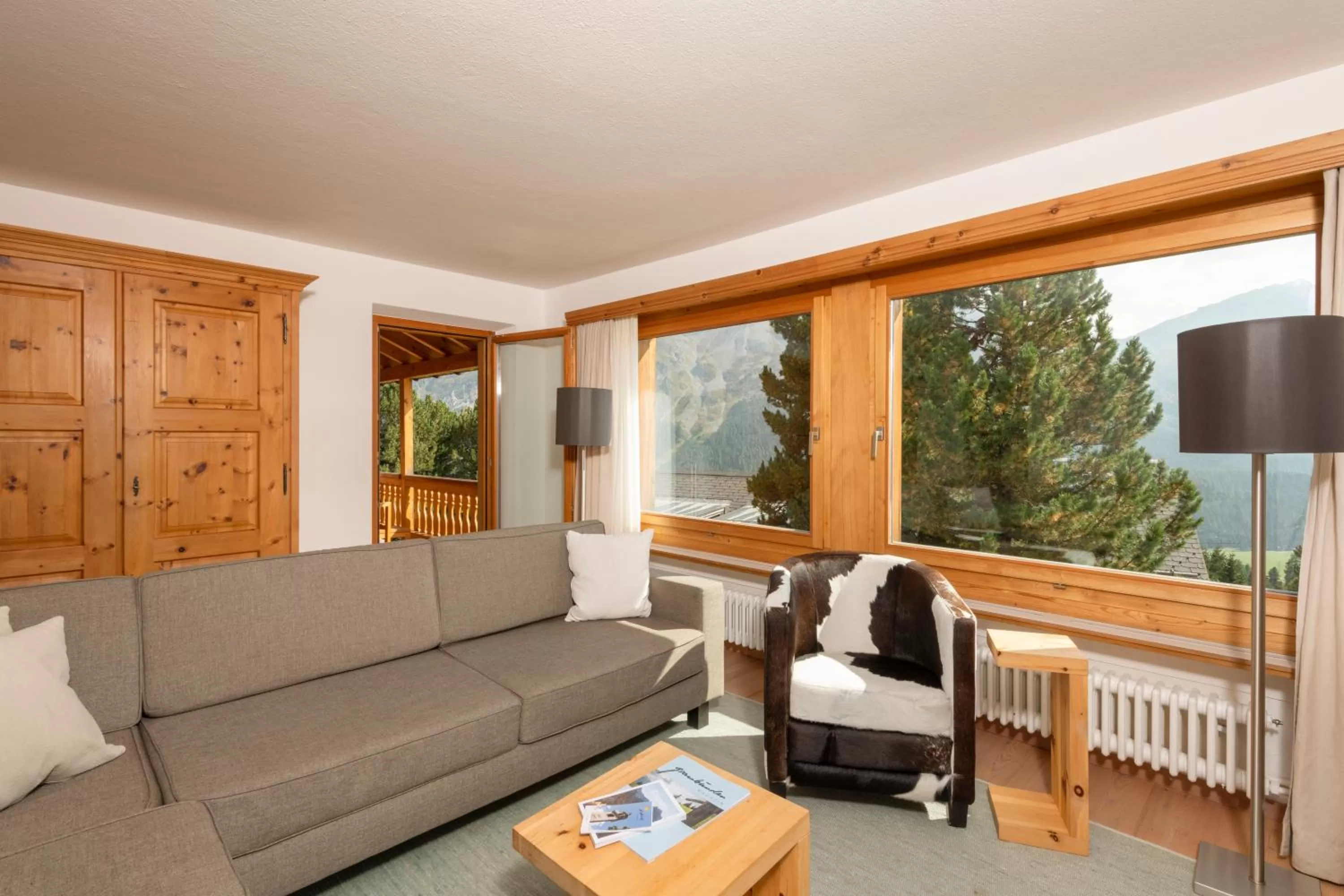Living room in Berghotel Randolins
