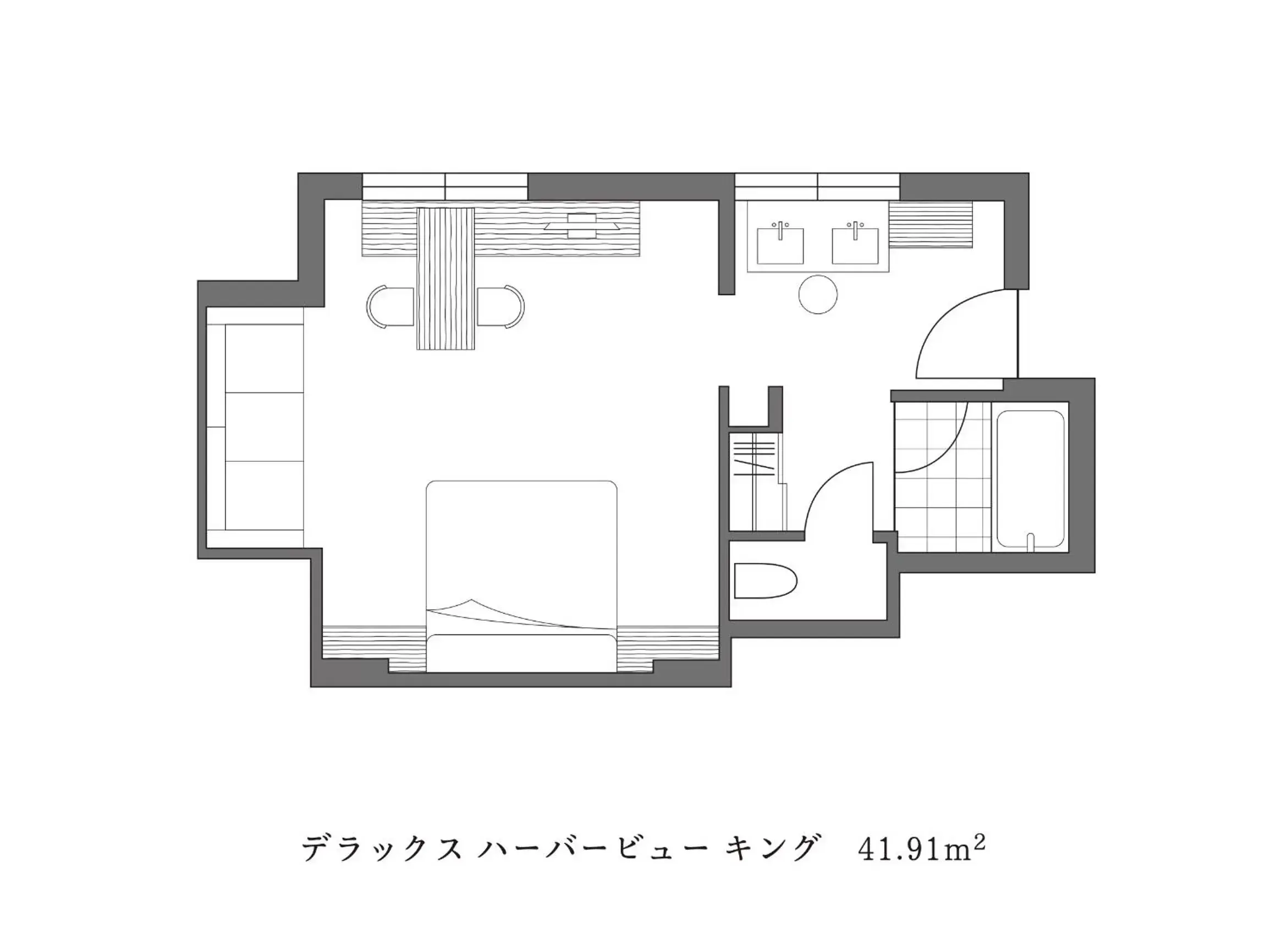 Deluxe King Corner Room - Harbor Side with Complimentary Mini-bar in Oriental Hotel Deluxe King Corner Room - Harbor Side with Complimentary Mini-bar in Oriental Hotel