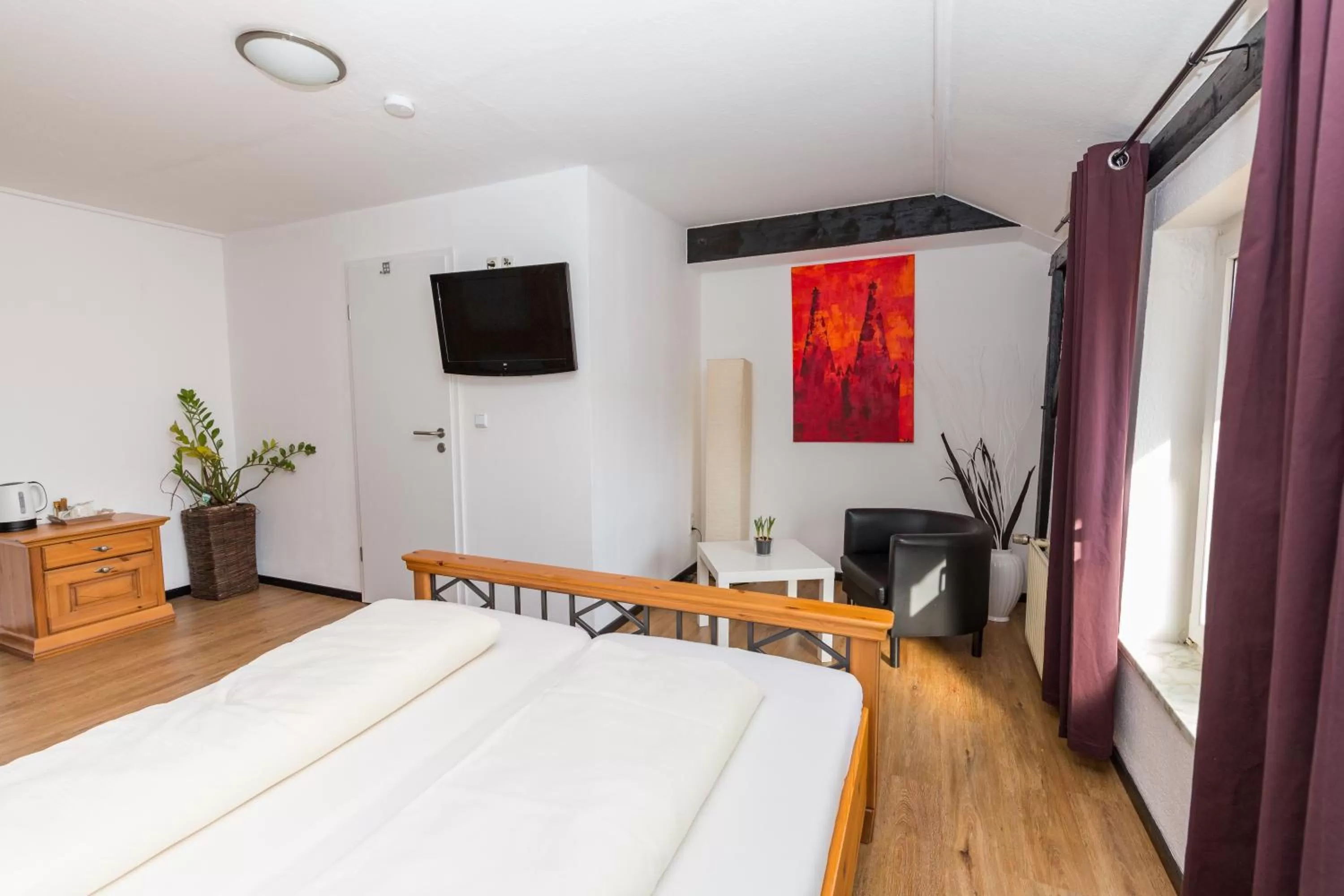 Bedroom, Bed in Landhaus Pohlhof