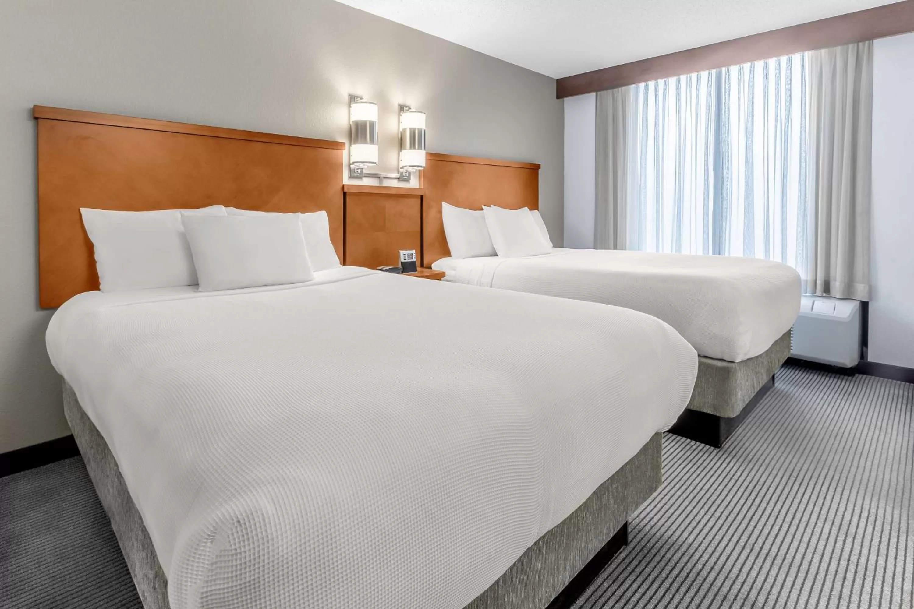 Photo of the whole room, Bed in Hyatt Place Charlotte Airport Billy Graham Parkway