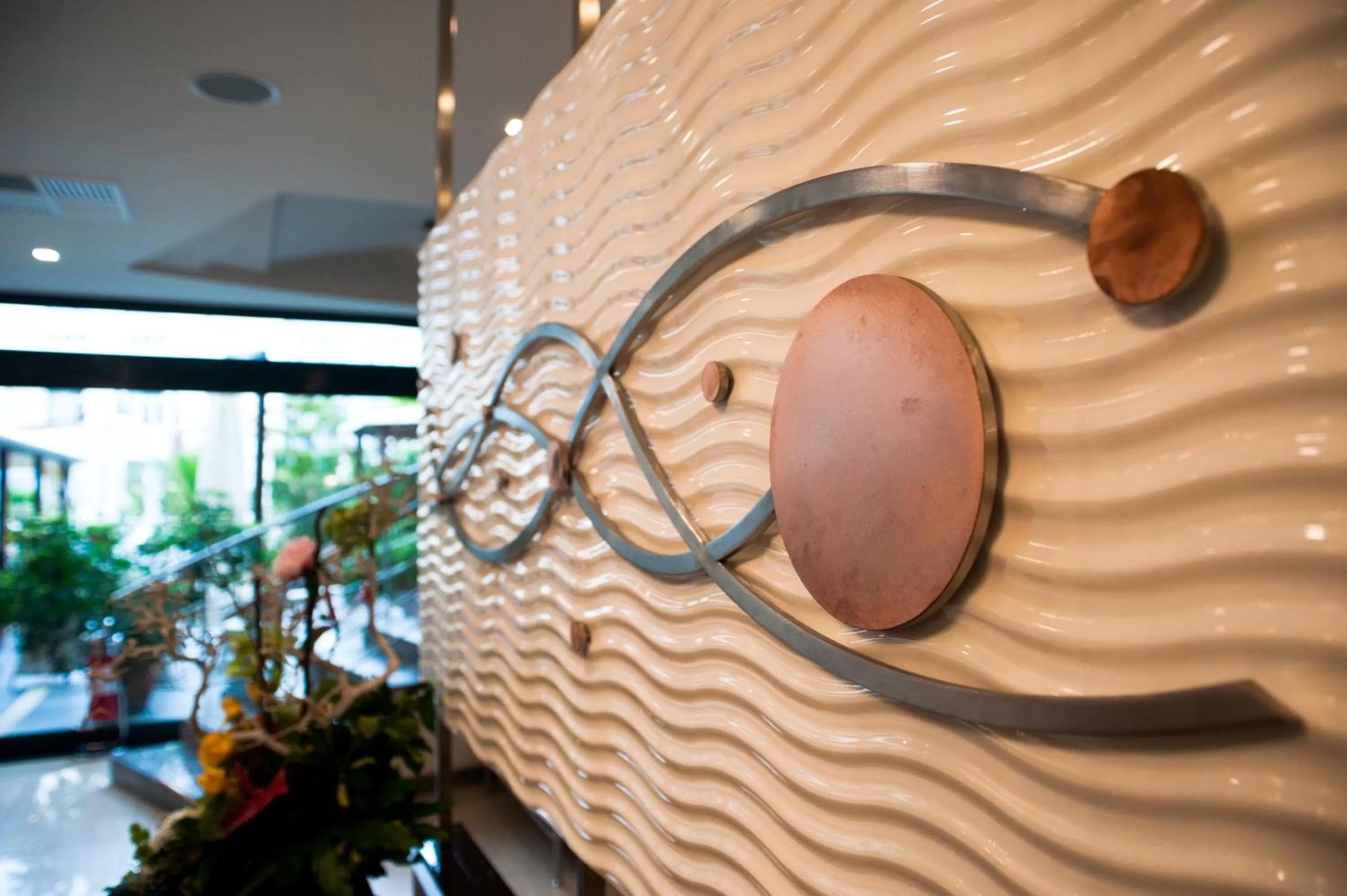 Decorative detail in Magri's Hotel