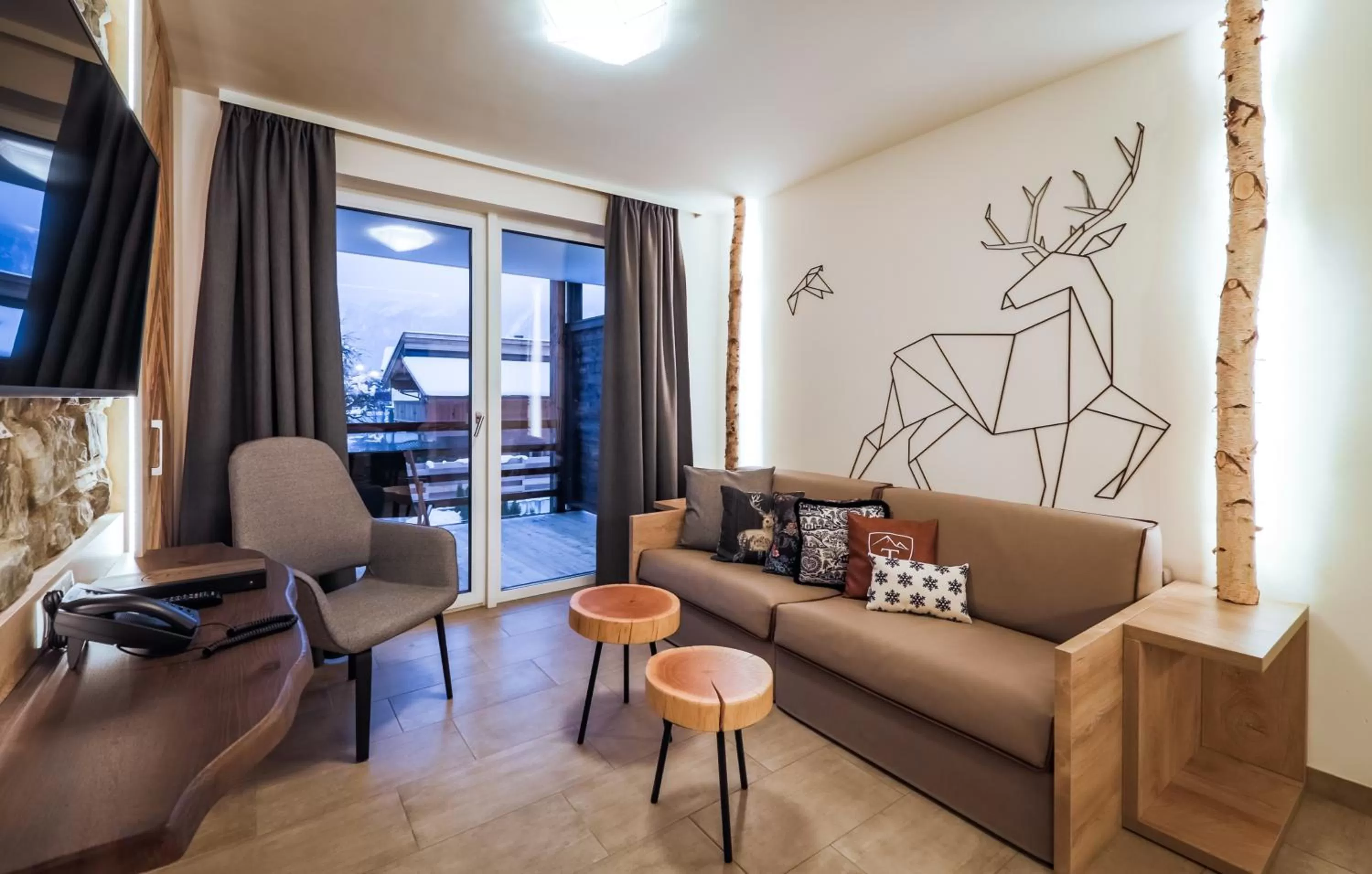 Living room in 24 by AvenidA - Mountain Hotel