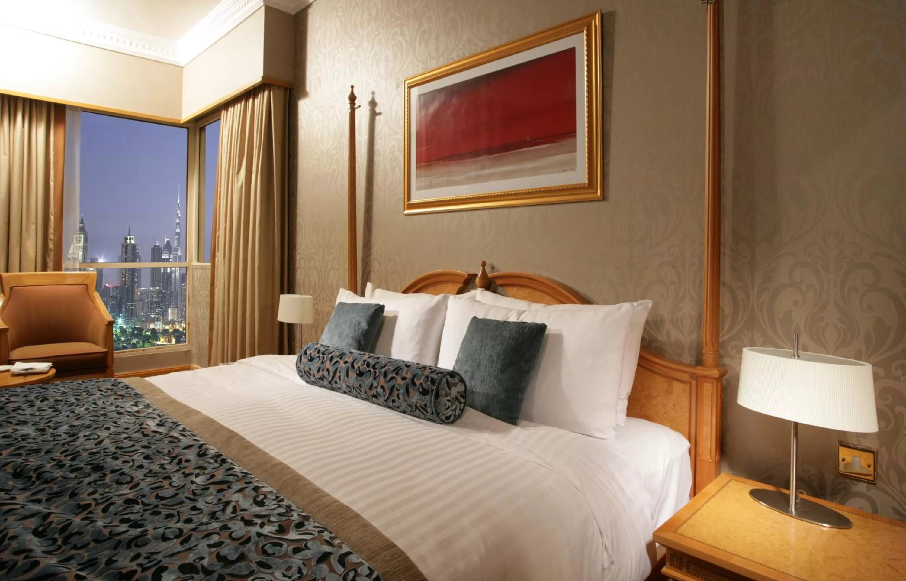 Bed in Chelsea Plaza Hotel