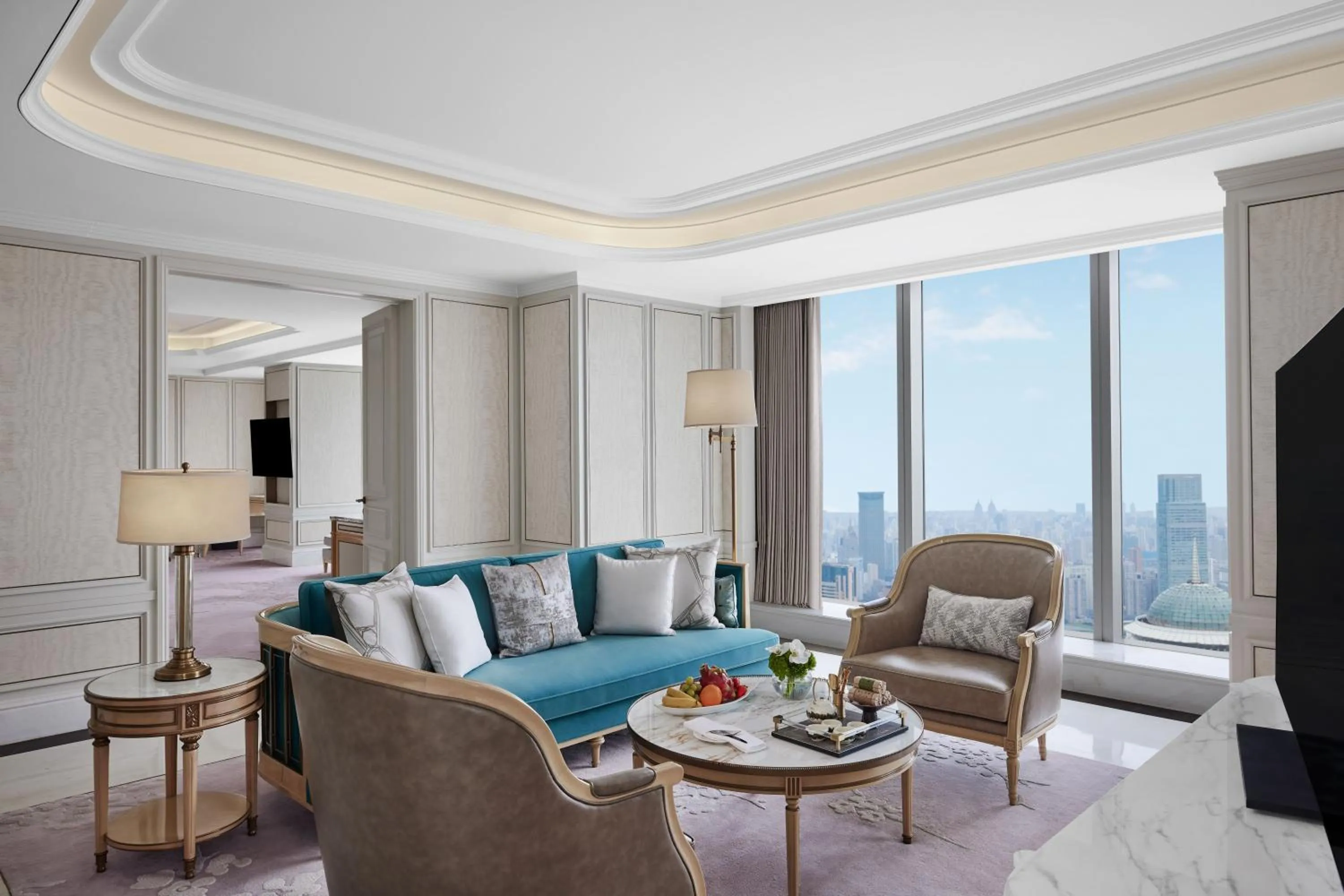 Living room in Conrad Shanghai