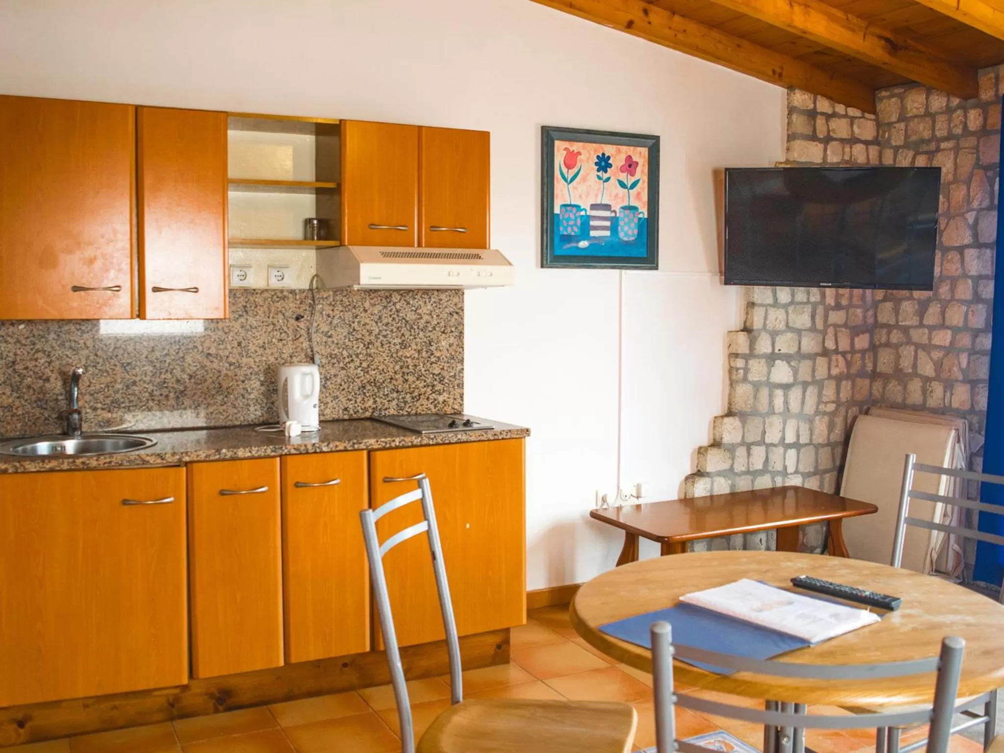 TV and multimedia, Kitchen/Kitchenette in Sal Beach Club