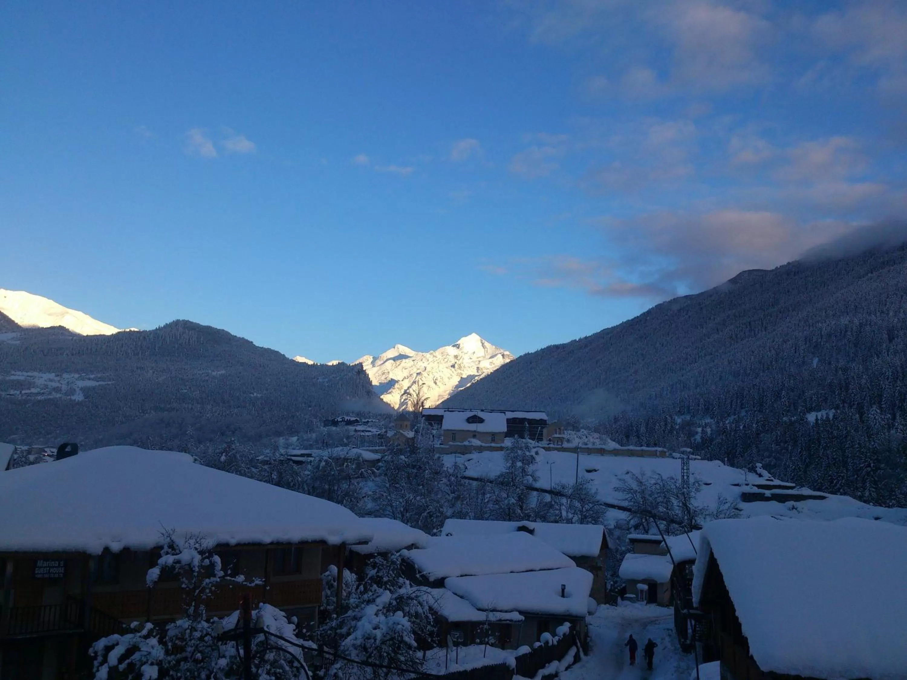 City view, Winter in Hotel Svanseti
