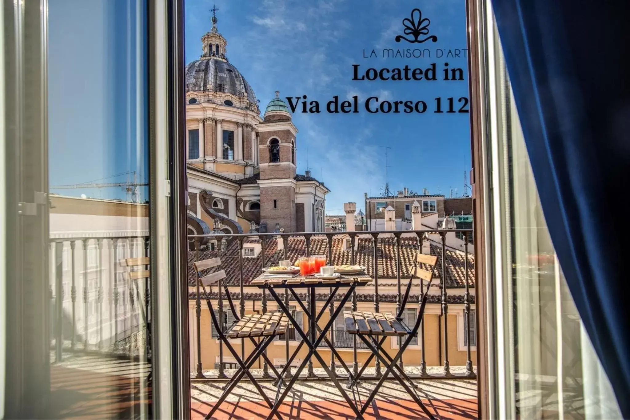 Double Room with Balcony - Annex building Via del Corso 112 in Hotel 55 Fifty-Five - Maison d'Art Collection Double Room with Balcony - Annex building Via del Corso 112 in Hotel 55 Fifty-Five - Maison d'Art Collection