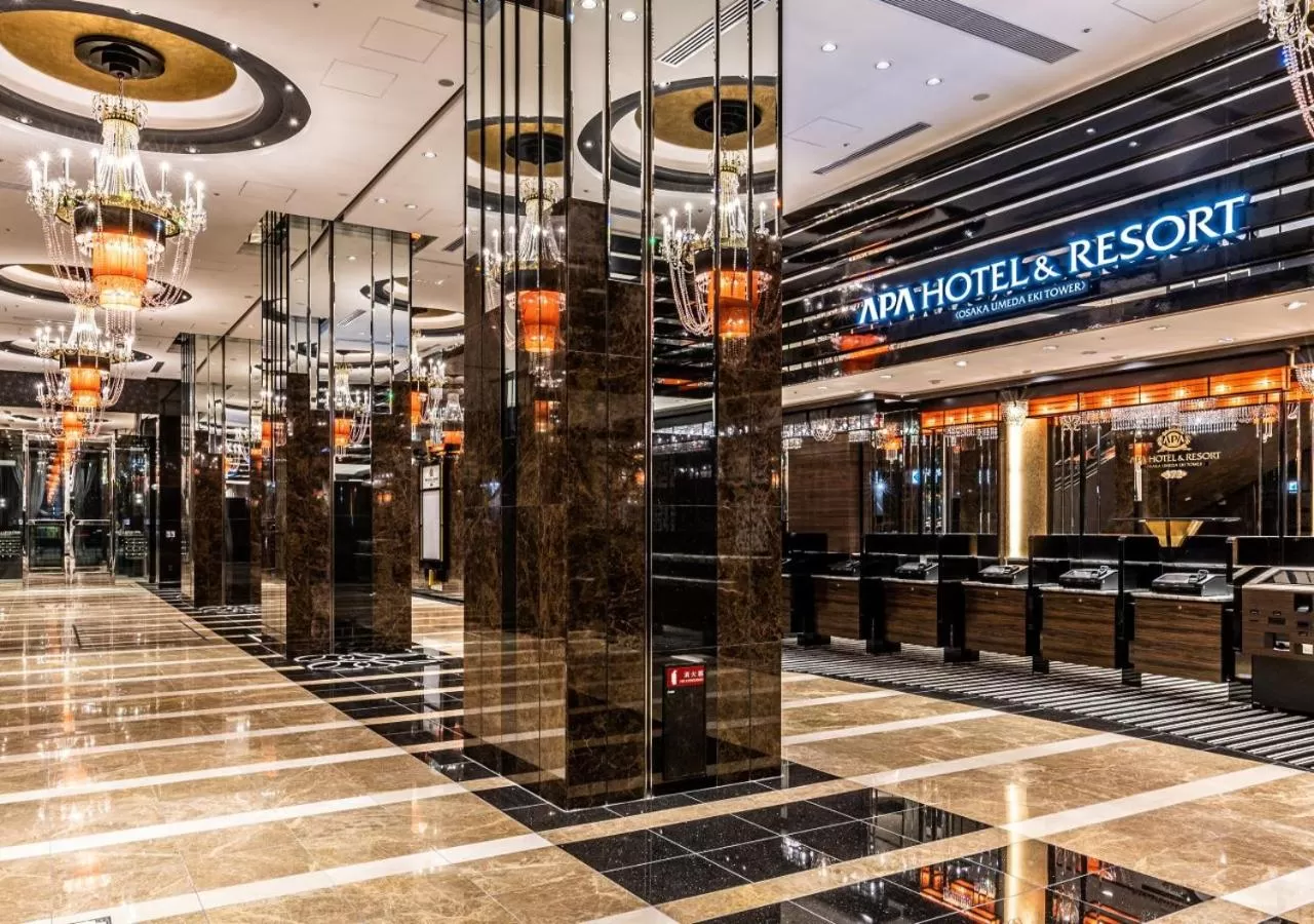Lobby or reception in APA Hotel & Resort Osaka Umeda Eki Tower