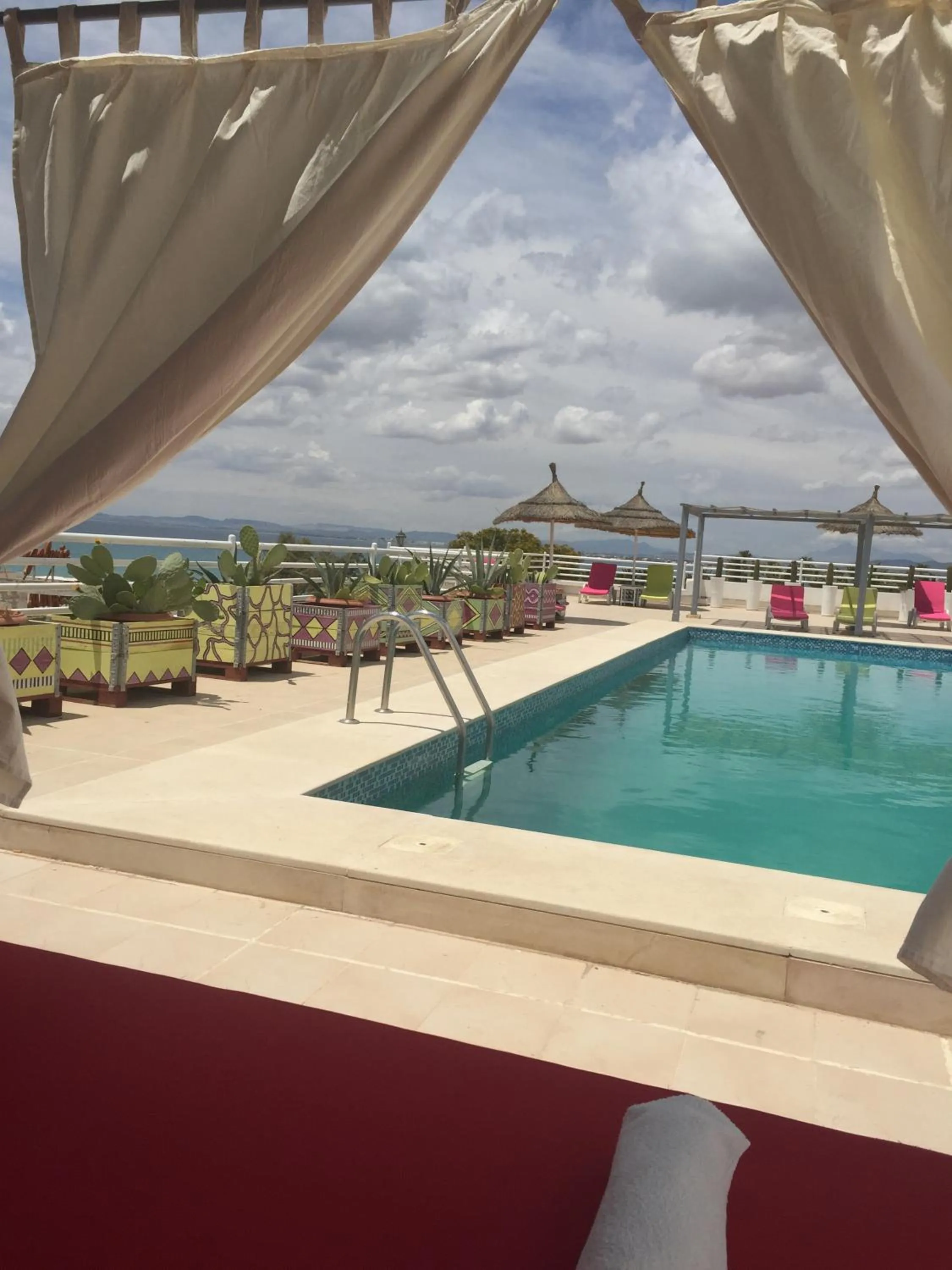 Pool view in Hotel La Residence Hammamet