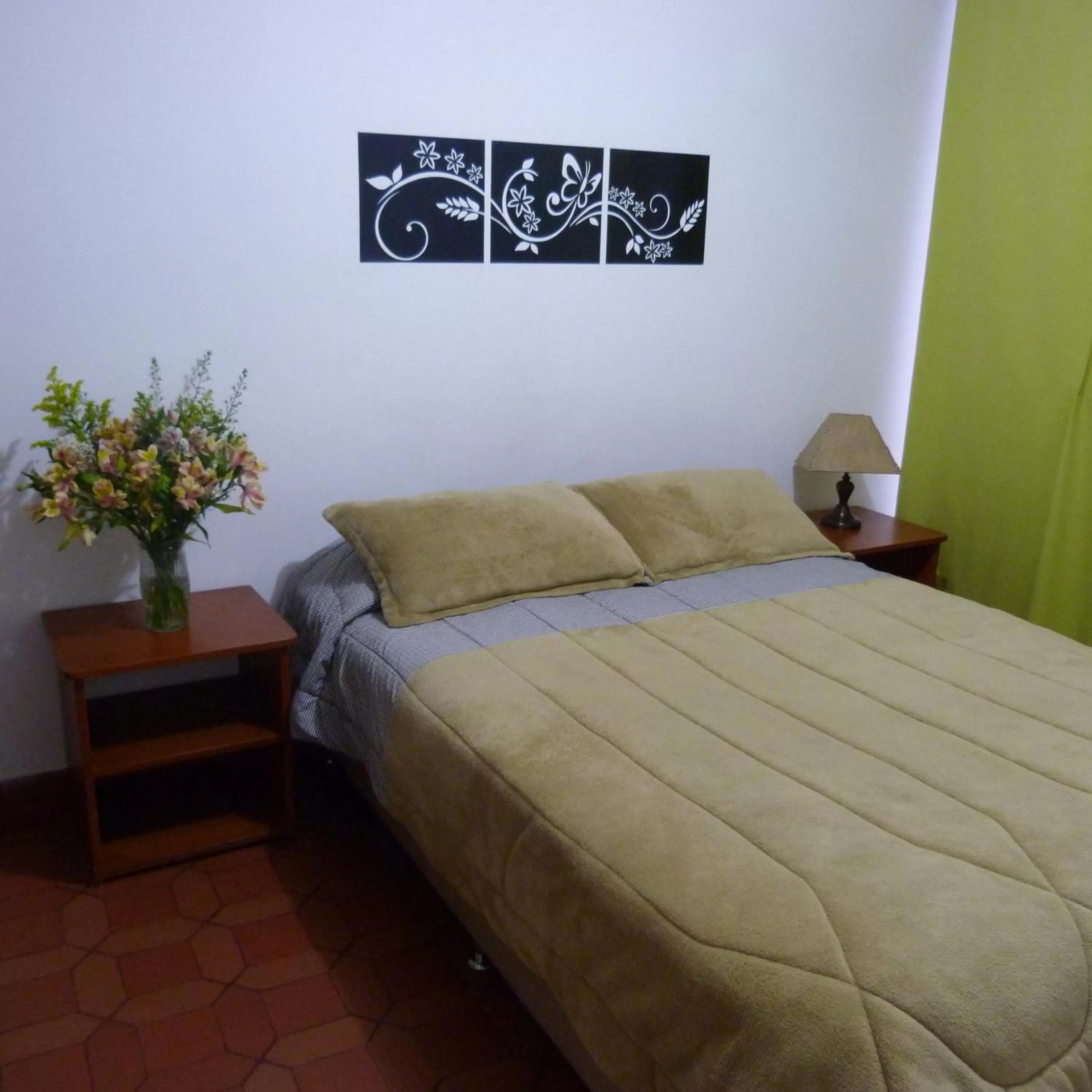 Bed in Hotel Mónaco de Fusa