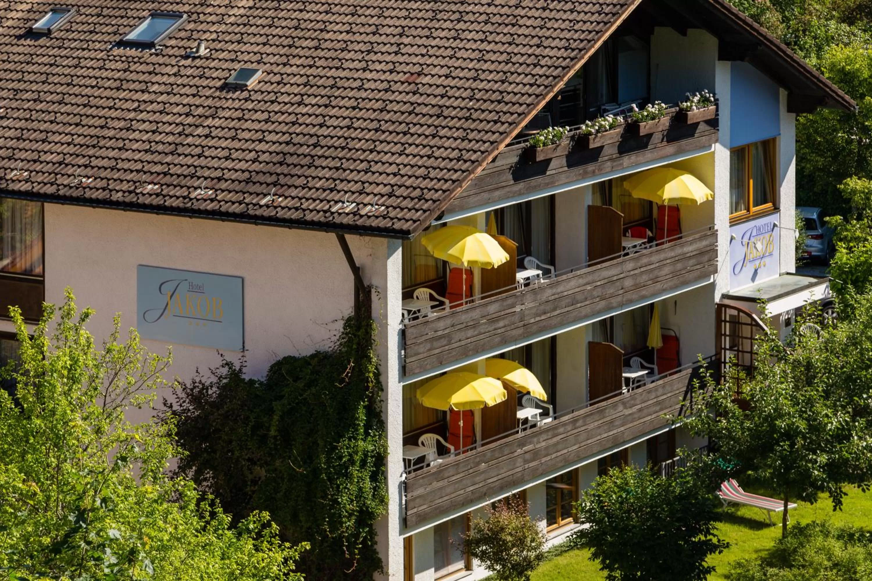 Bird's eye view, Property Building in Hotel Jakob