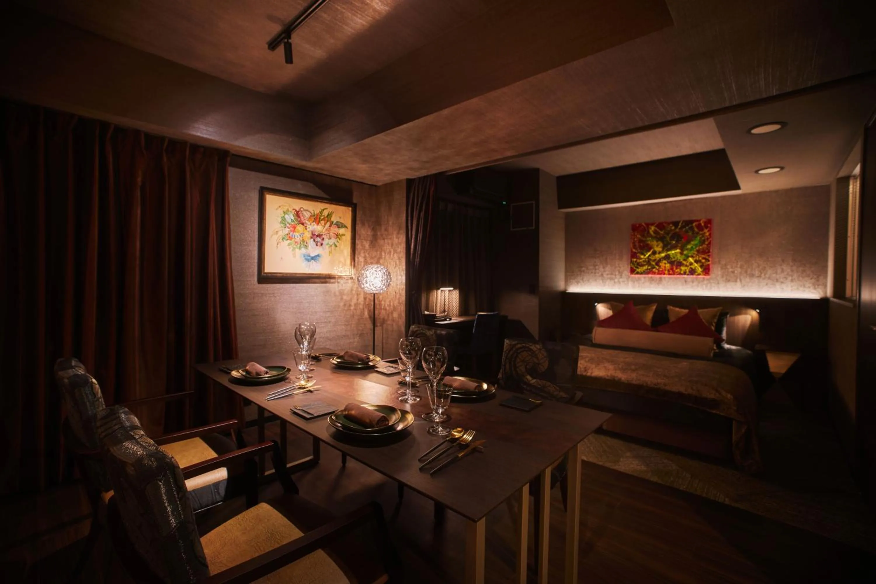 Bedroom in Roppongi Hotel S