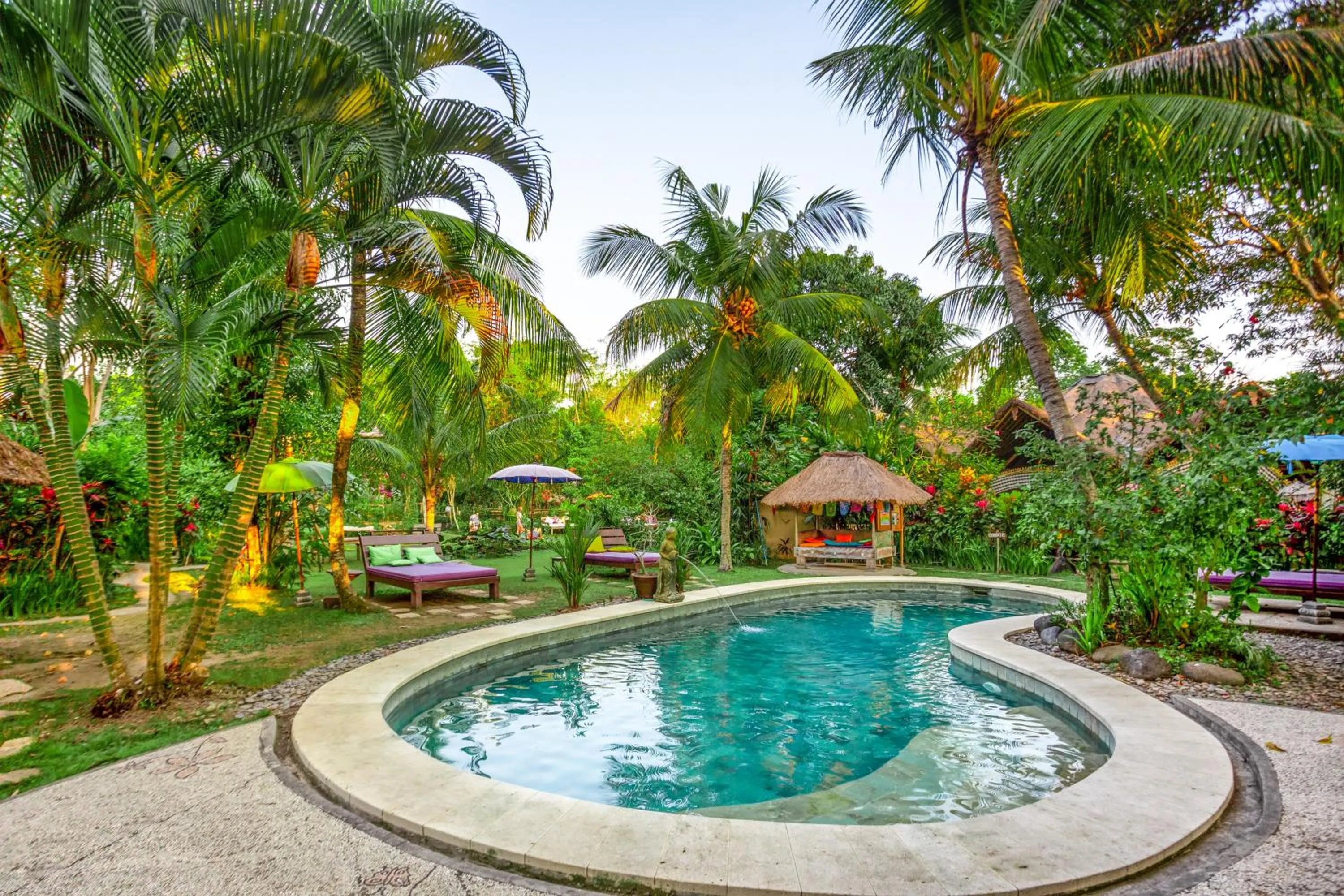 Pool view in Swasti Eco Cottages