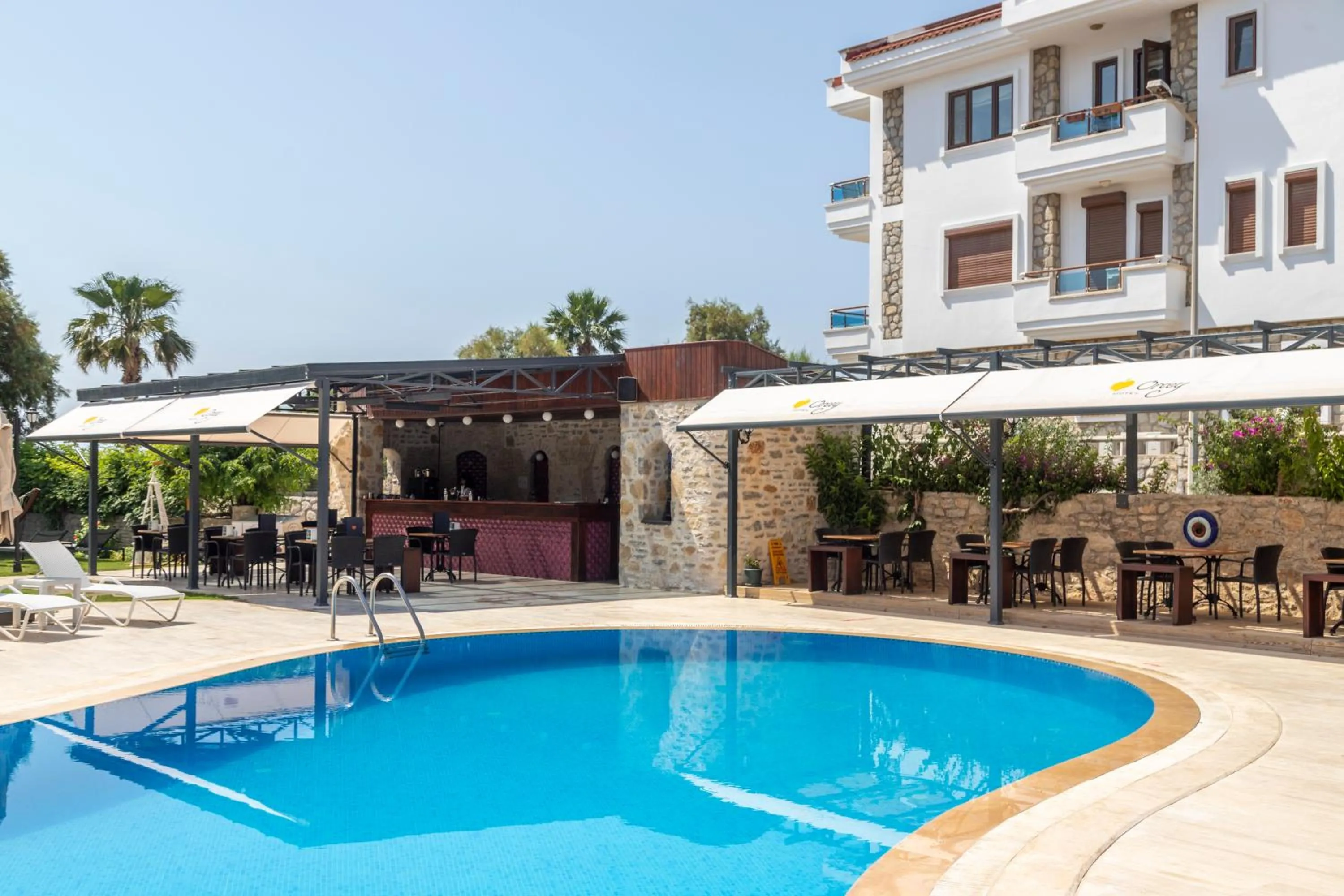 Swimming pool in Orcey Hotel