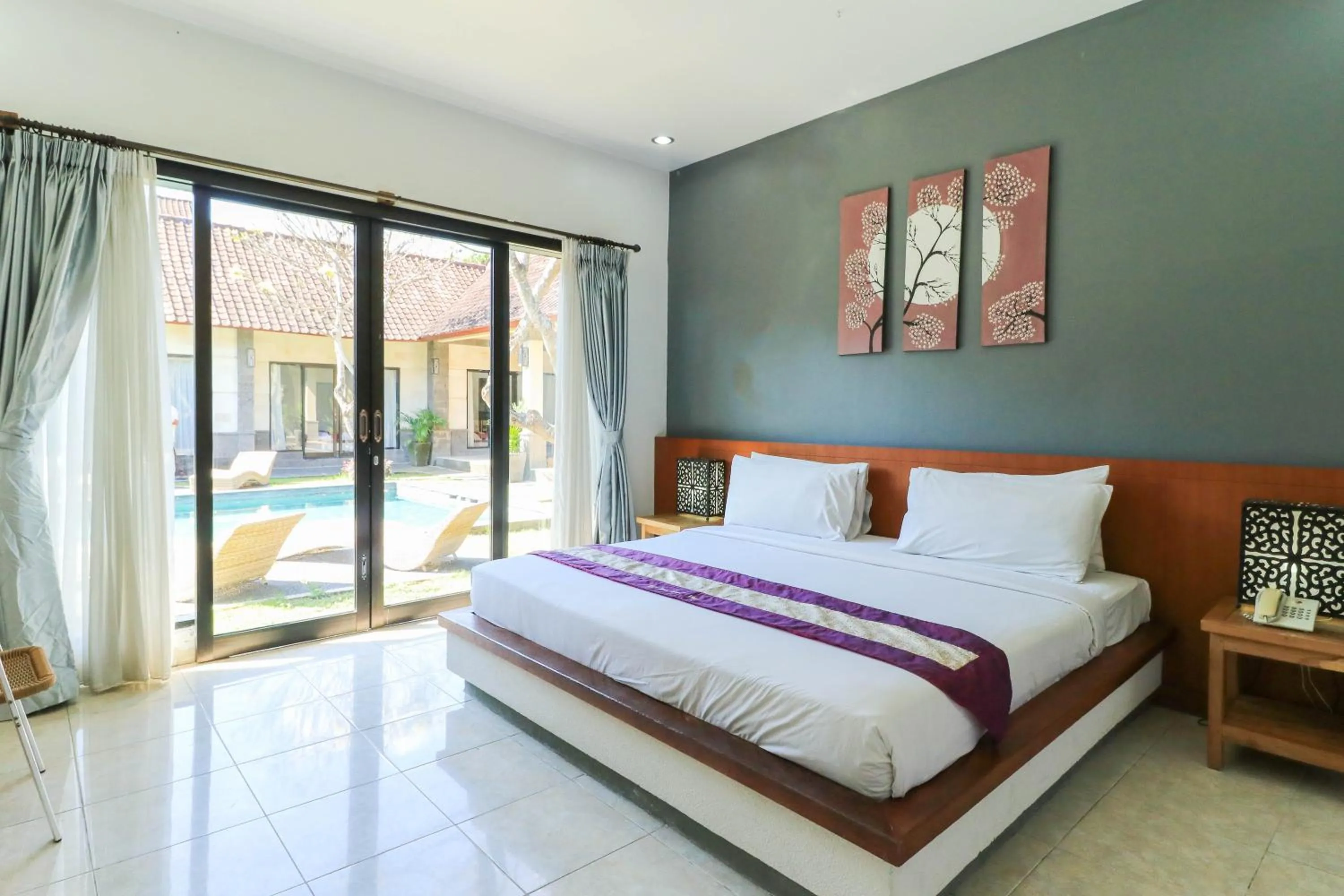 Bedroom, Bed in Bali Merita Villa