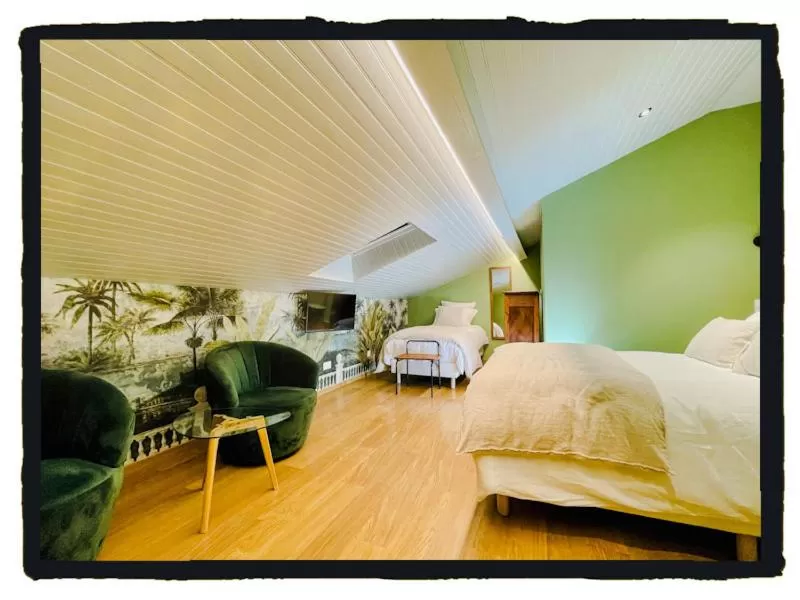 Bed in Chambres d'Hôtes Maison E.Bernat