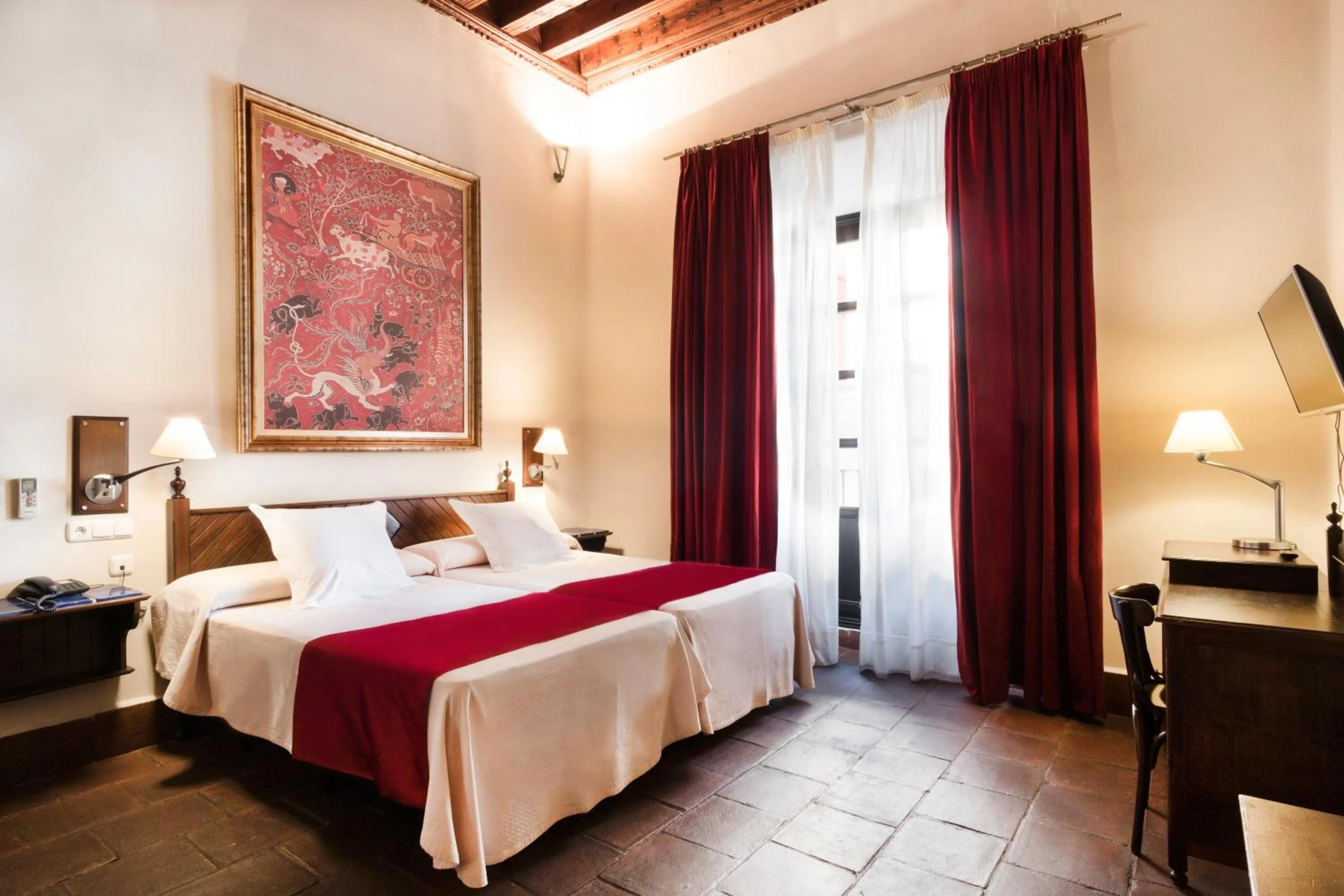 Photo of the whole room, Bed in Casa Palacio Pilar del Toro