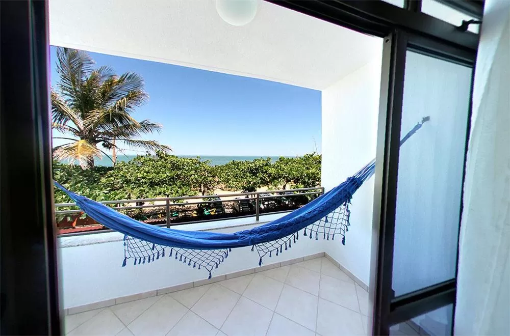 Balcony/Terrace in Pousada OceAnas Frente Mar Estaleiro