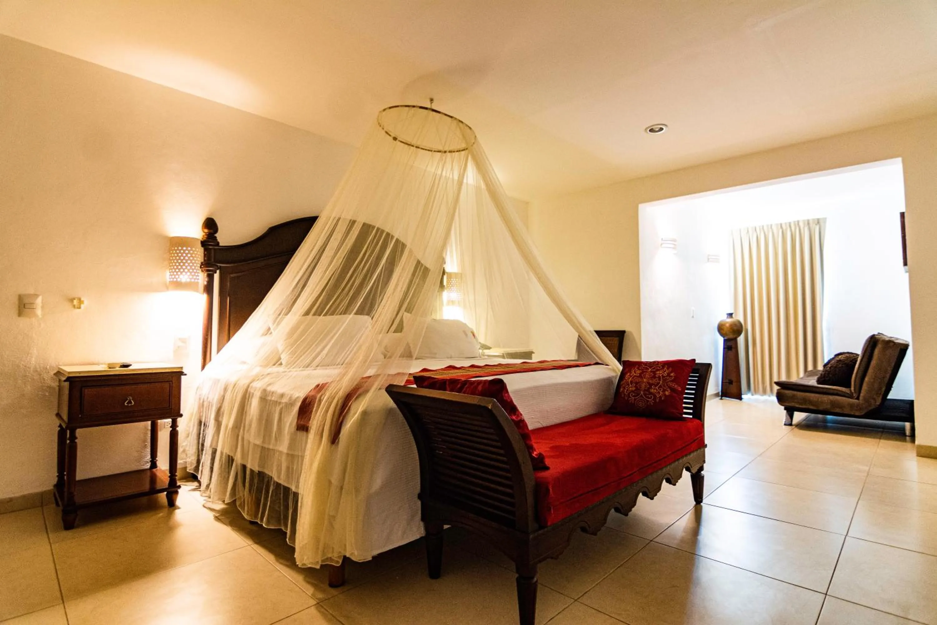 Bed in Hotel María Jose